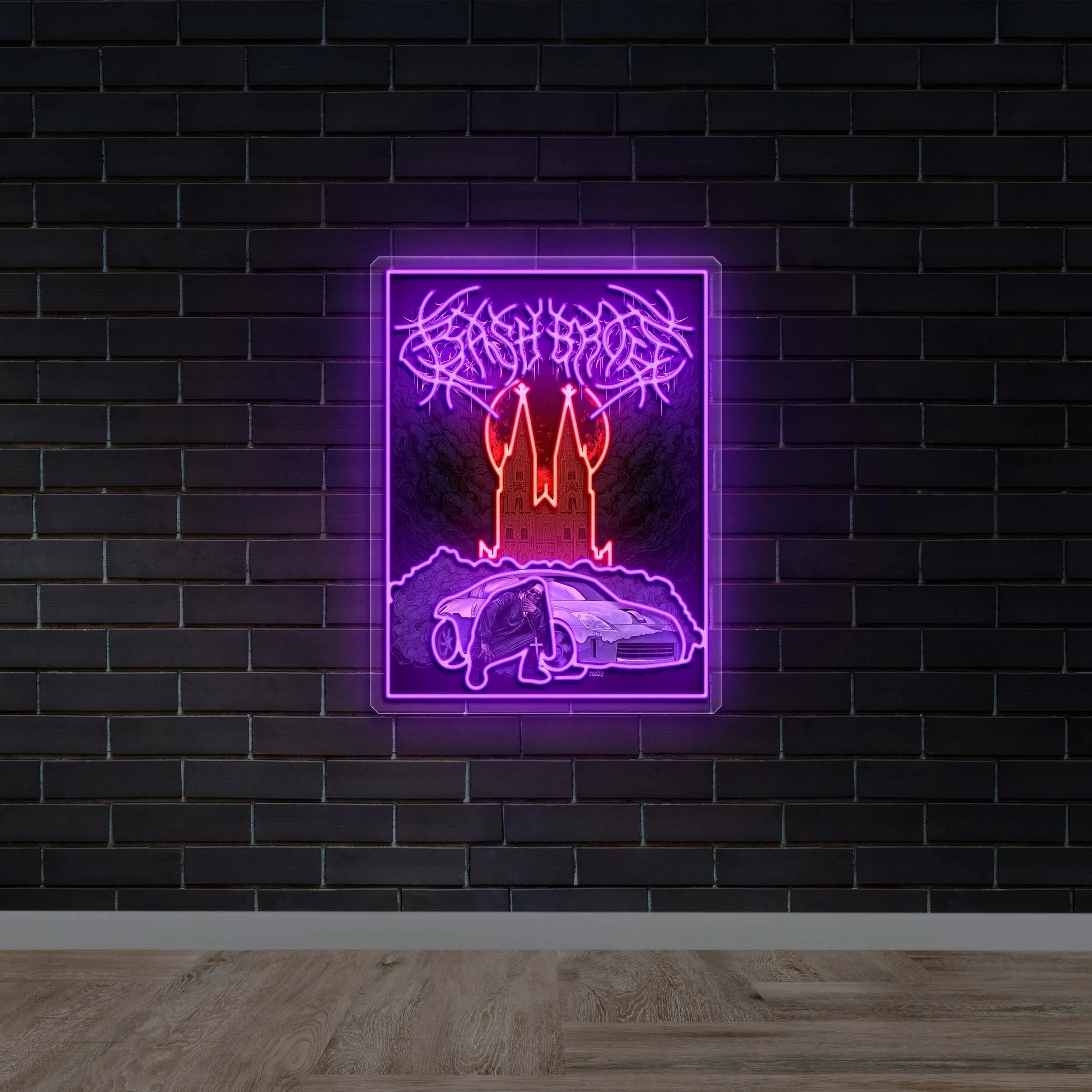 Bash Bros - Premium Neon Artwork