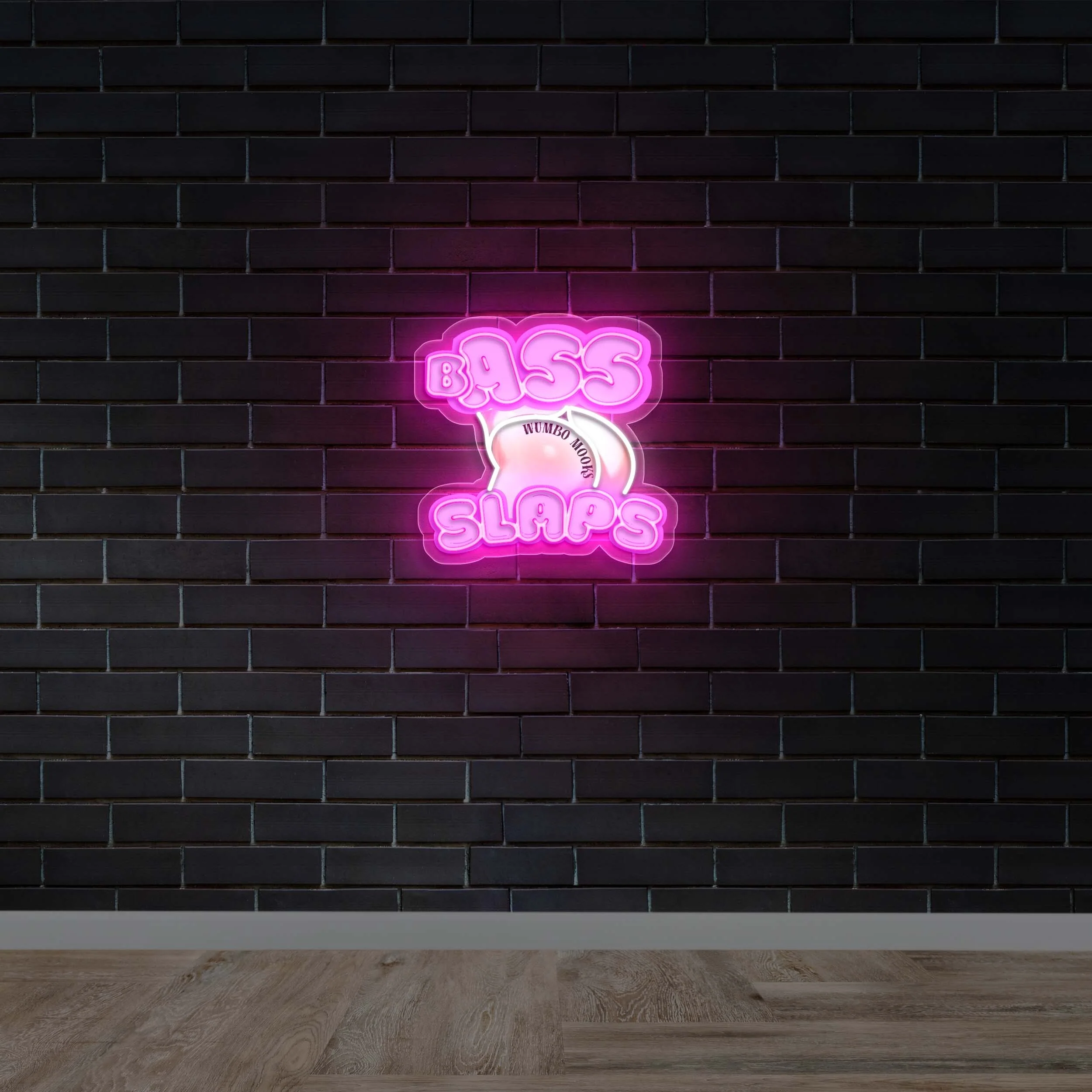 BASS SLAPS - Premium Neon Artwork