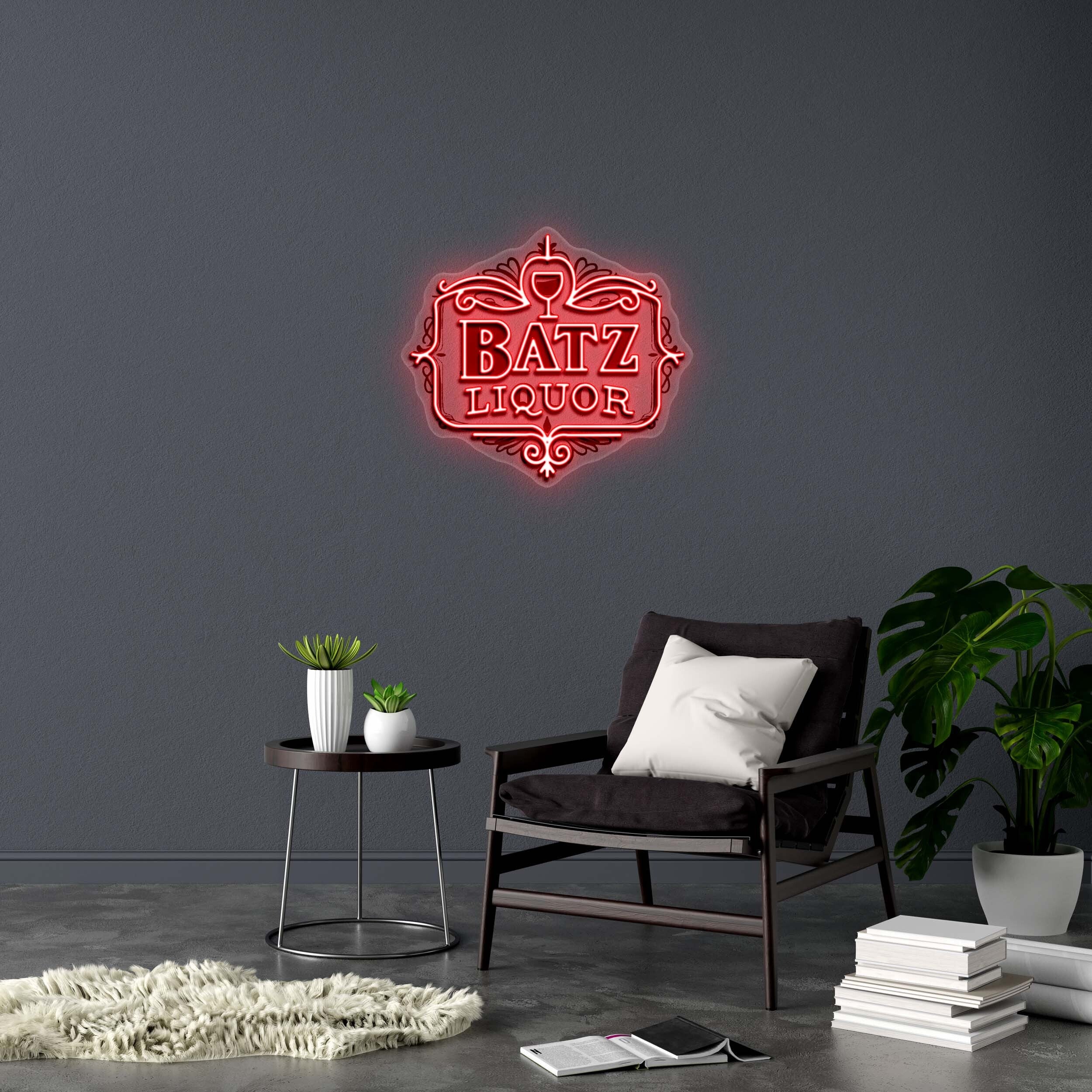 BATZ LIQUOR - Premium Neon Artwork