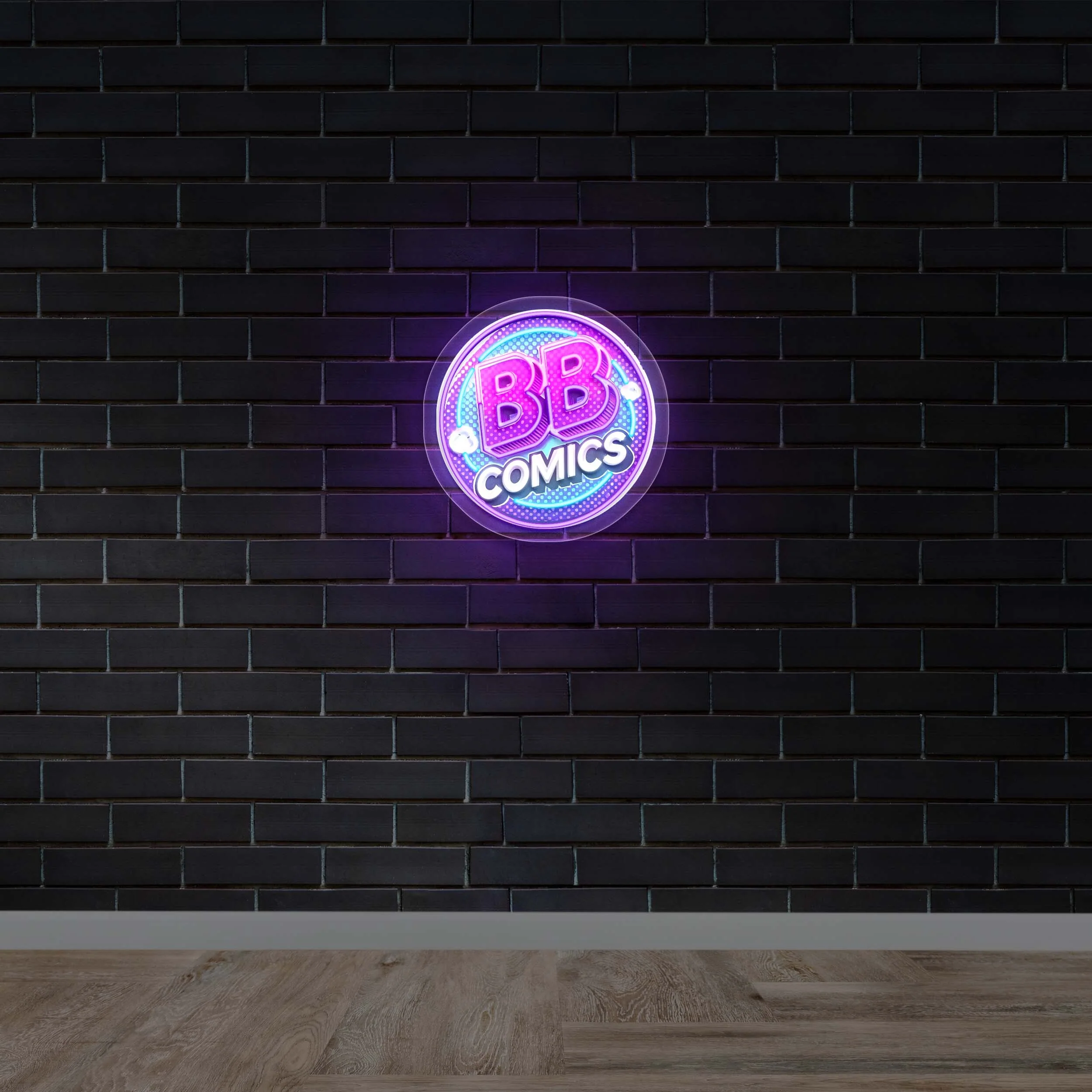 BB COMICS - Premium Neon Artwork