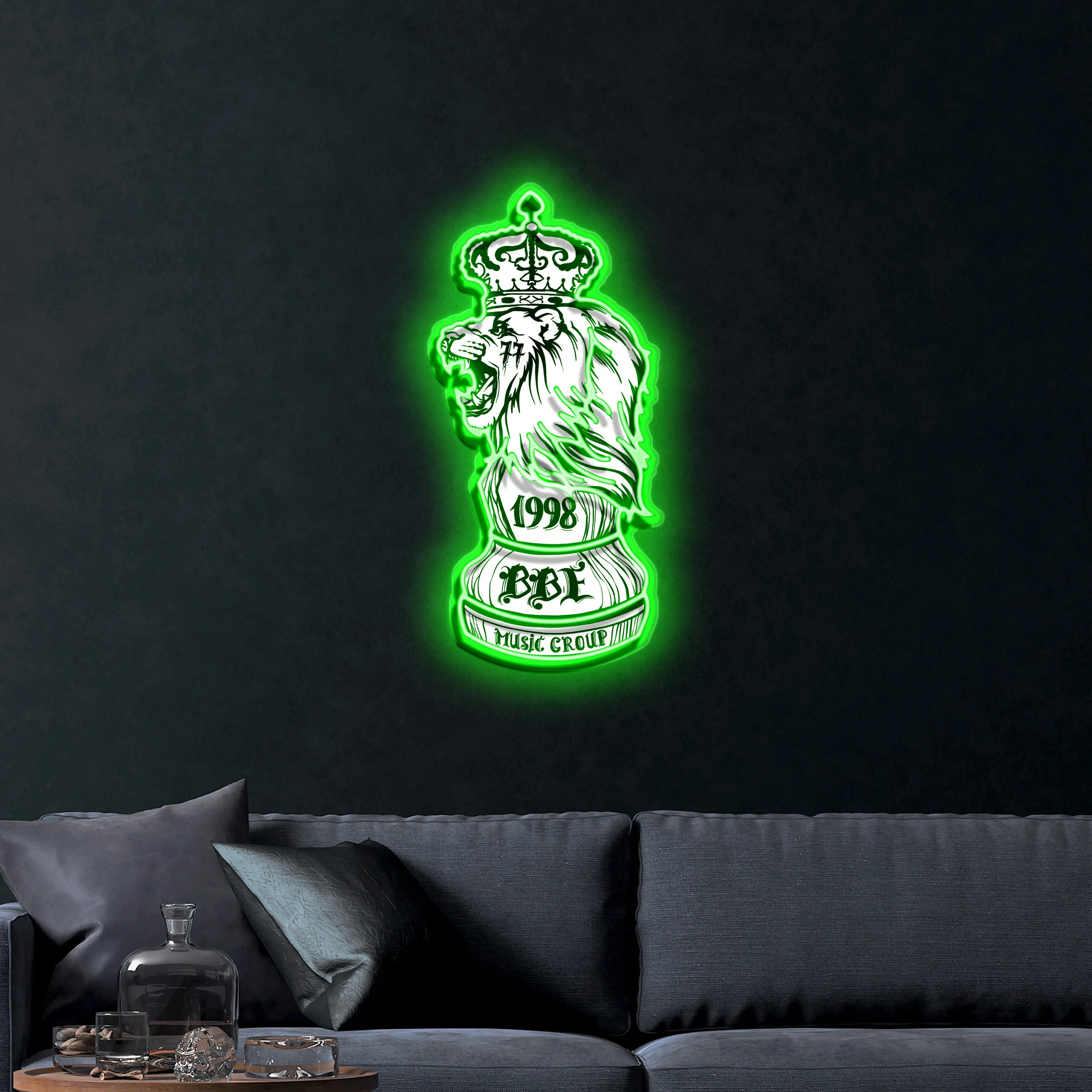 BBE Music Group – Premium Neon Artwork