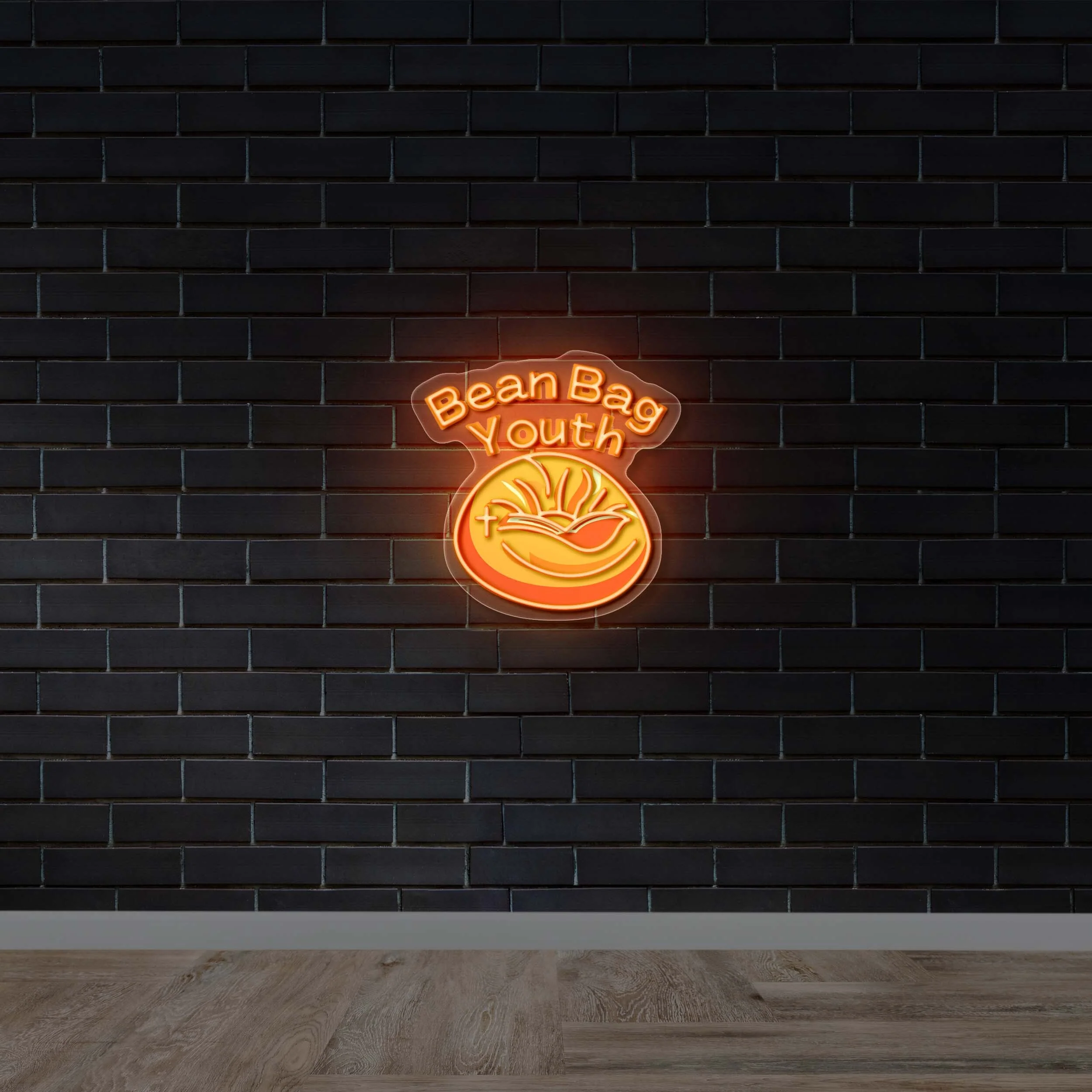 BEAN BAG YOUTH - Premium Neon Artwork