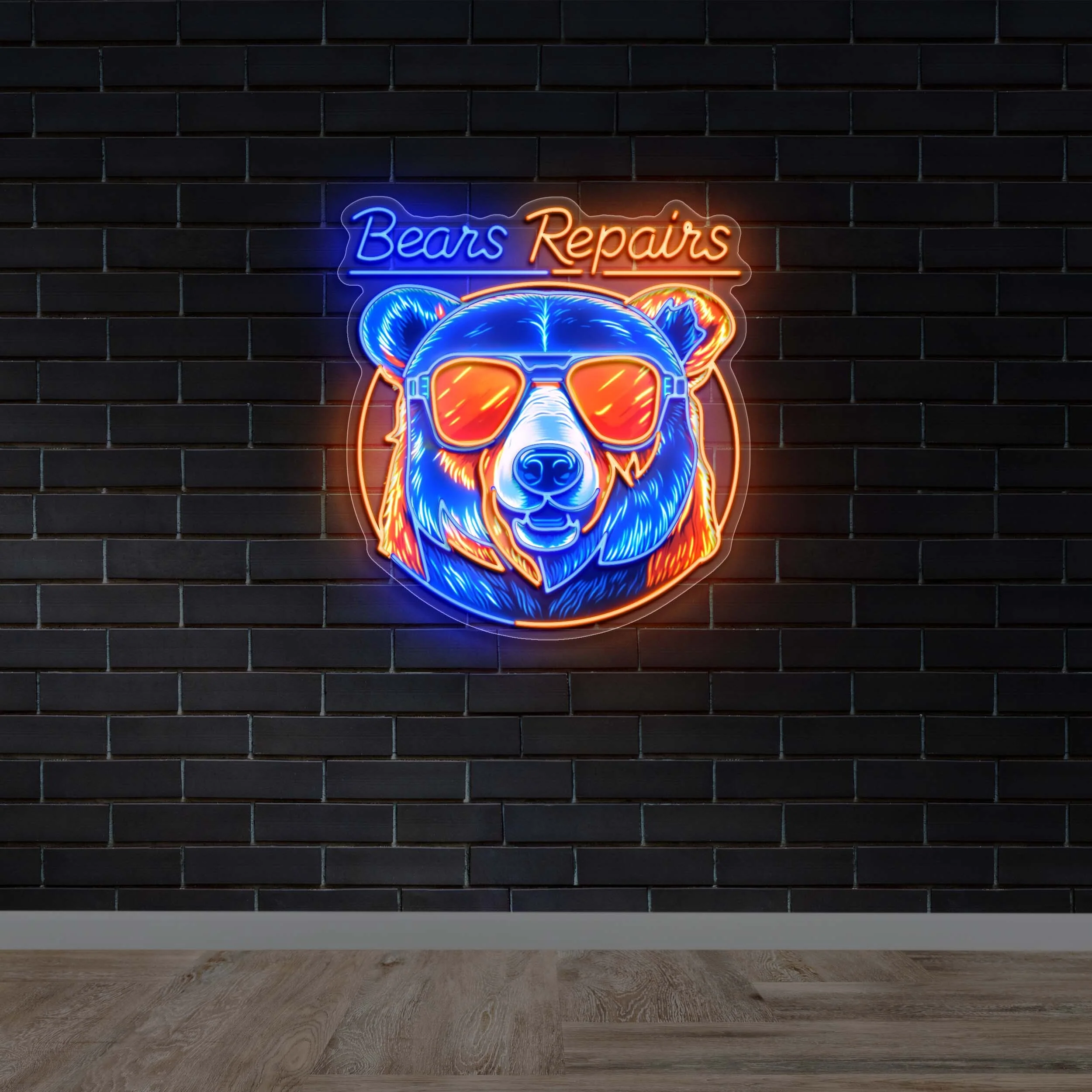 BEARS REPAIRS - Premium Neon Artwork