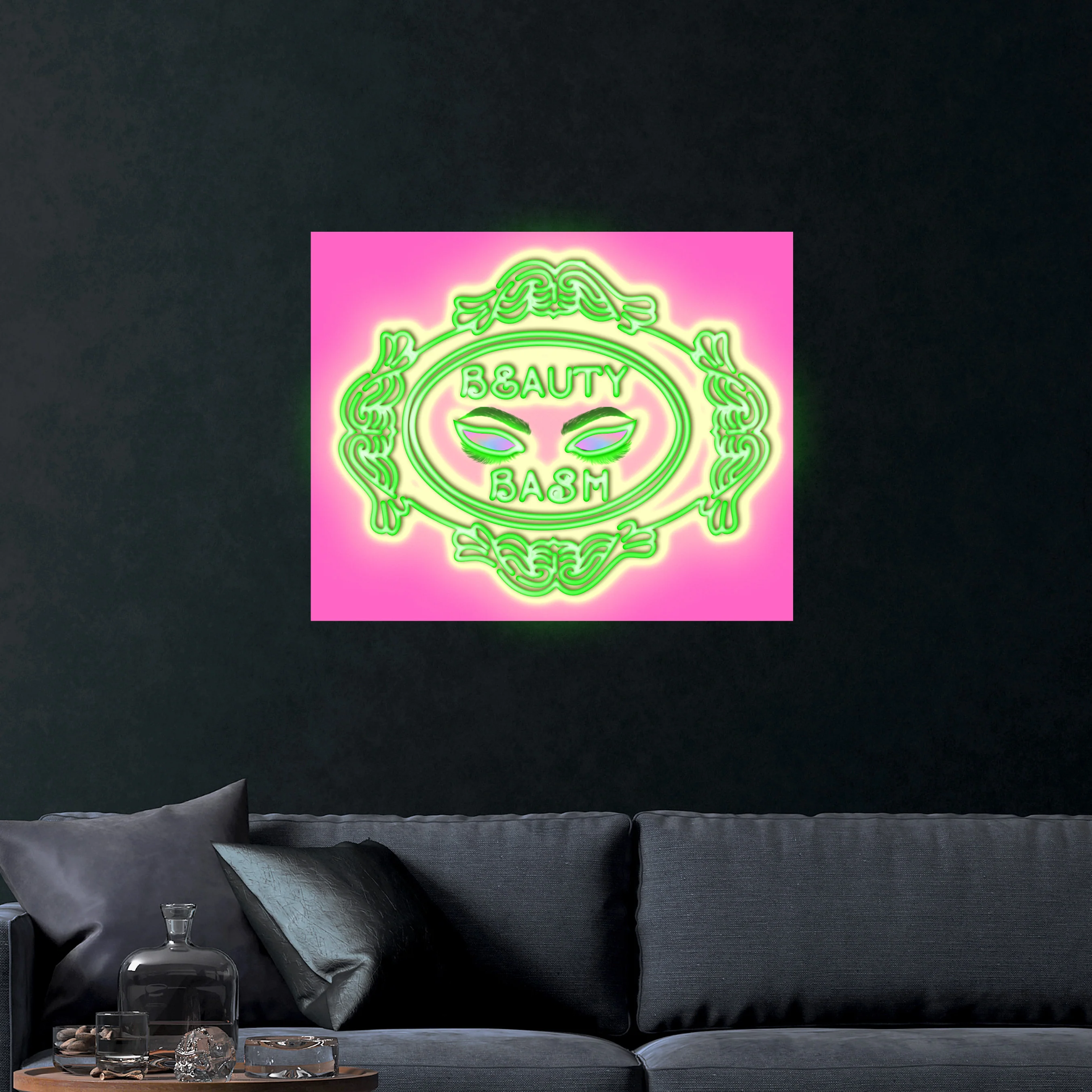 BEAUTY BASH – Premium Neon Artwork - Image 2