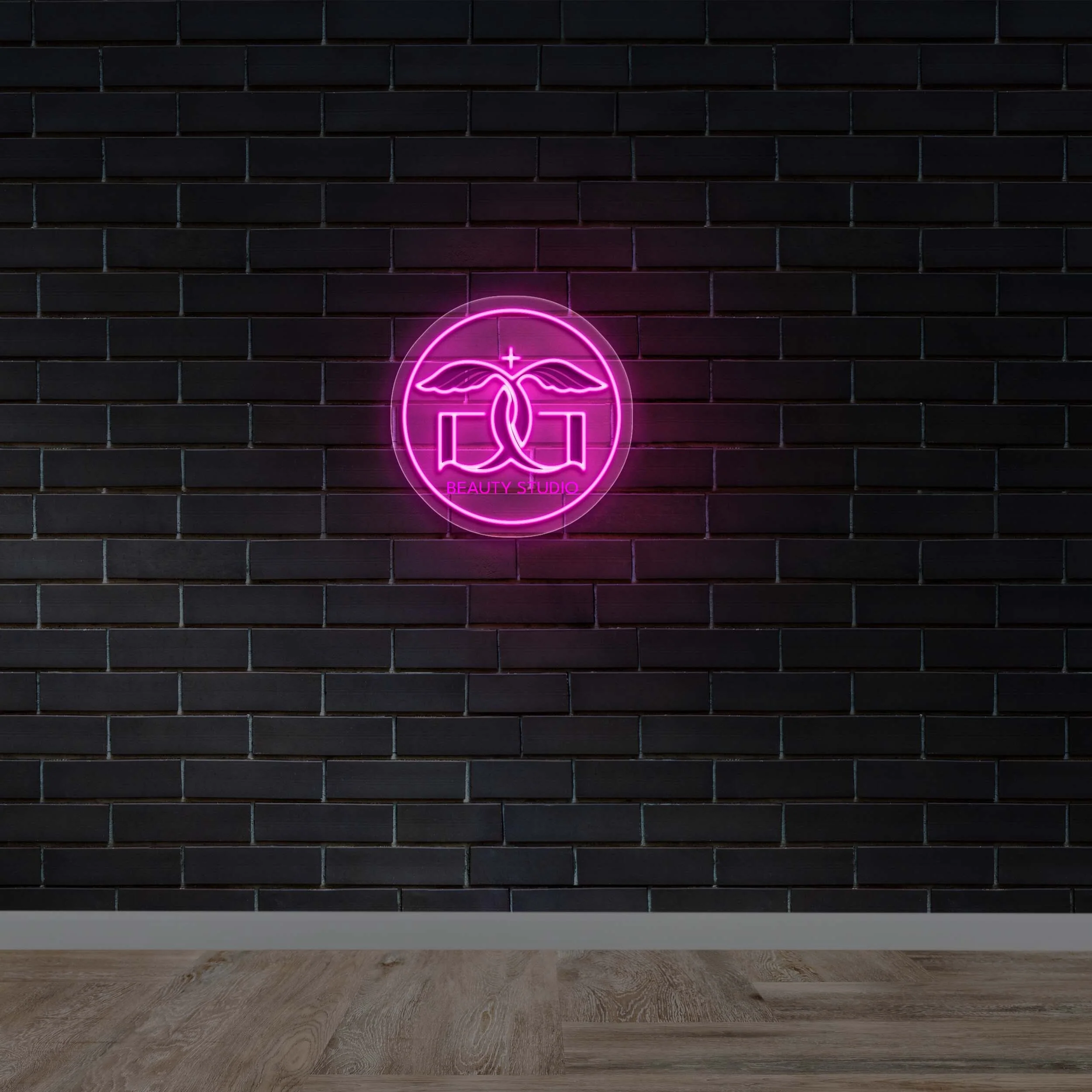 GG BEAUTY STUDIO (Block Letters) - Premium Neon Artwork - Image 2