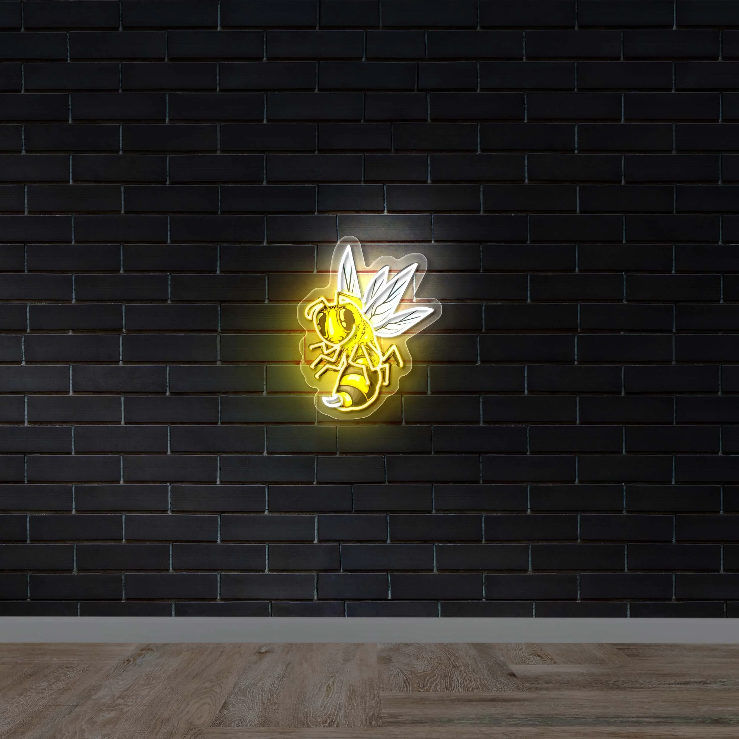 Bee Logo - Premium Neon Artwork