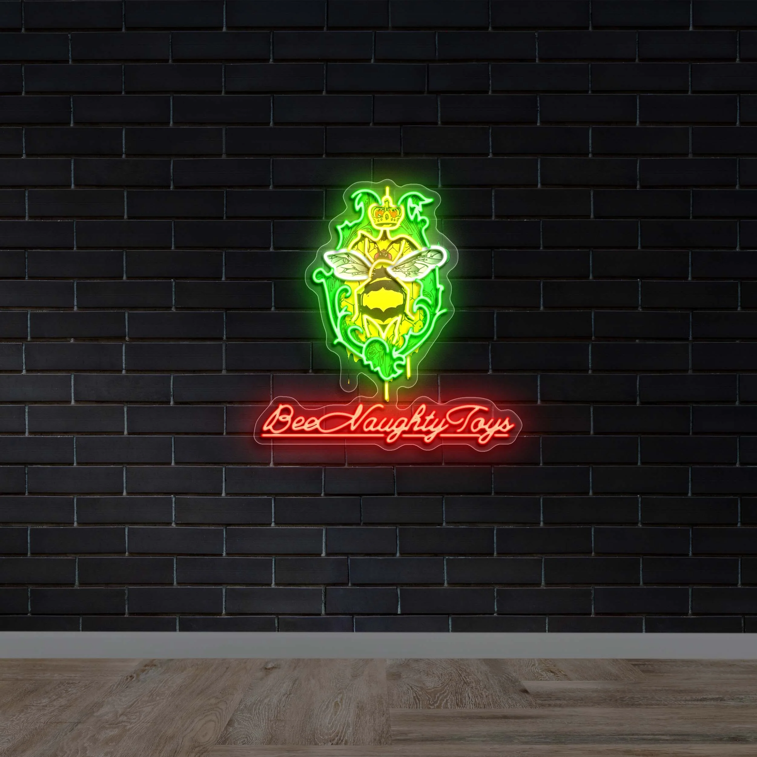 Bee Naughty Toys - Premium Neon Artwork