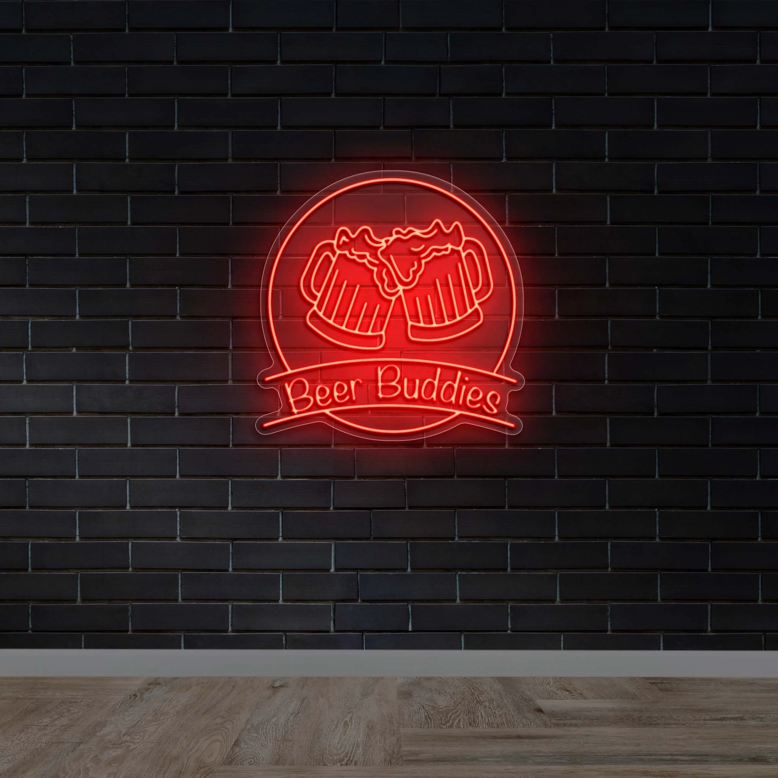 Beer Buddies - Premium Neon Artwork