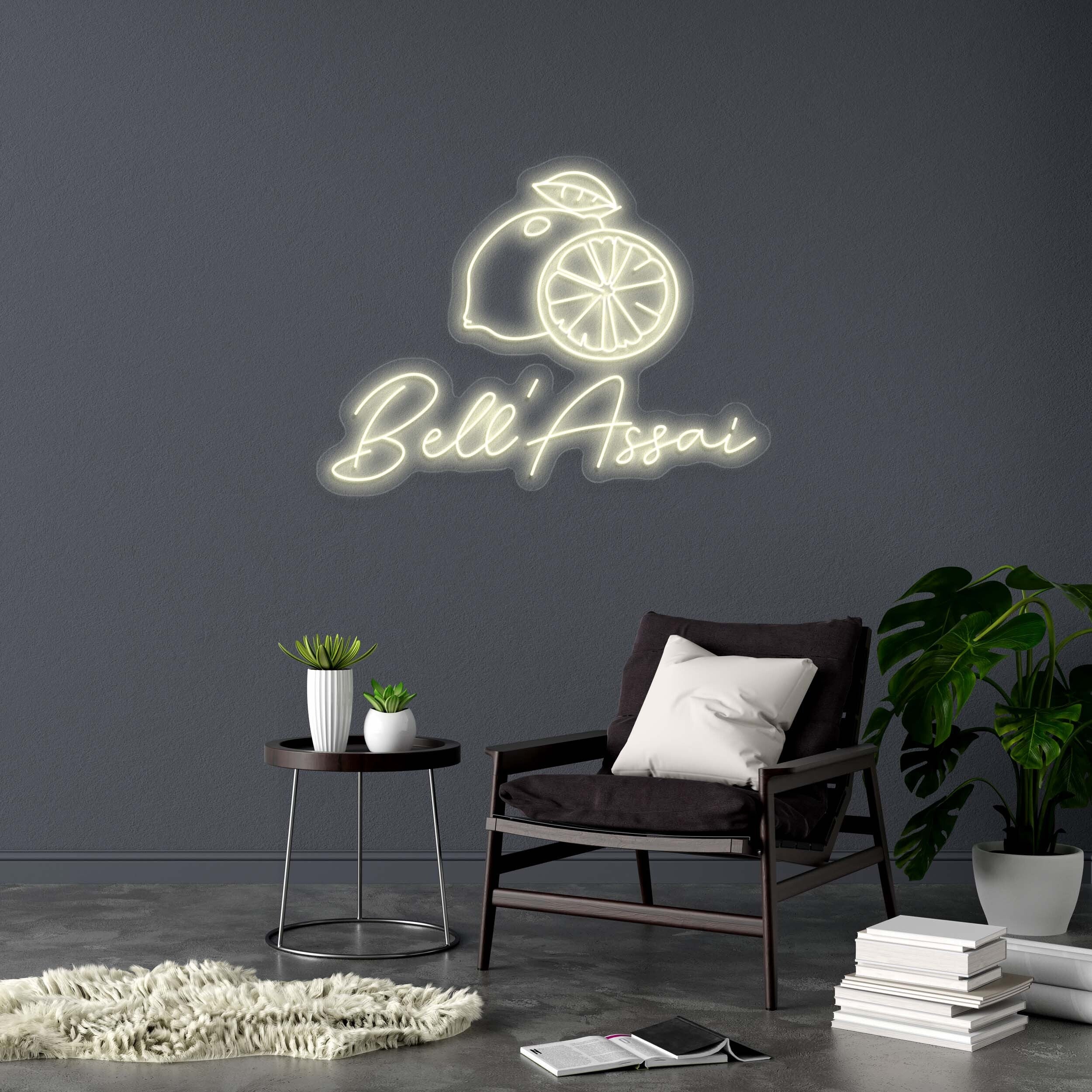 Bell’Assai (with lemon) - Premium Neon Artwork