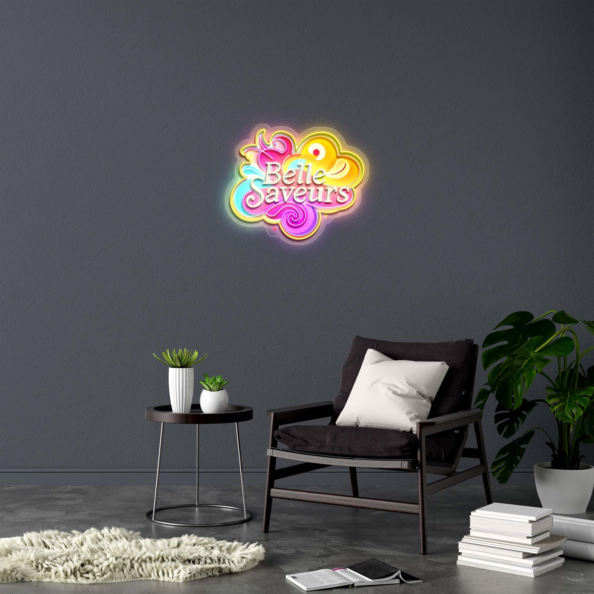 Belle Saveur's - Premium Neon Artwork