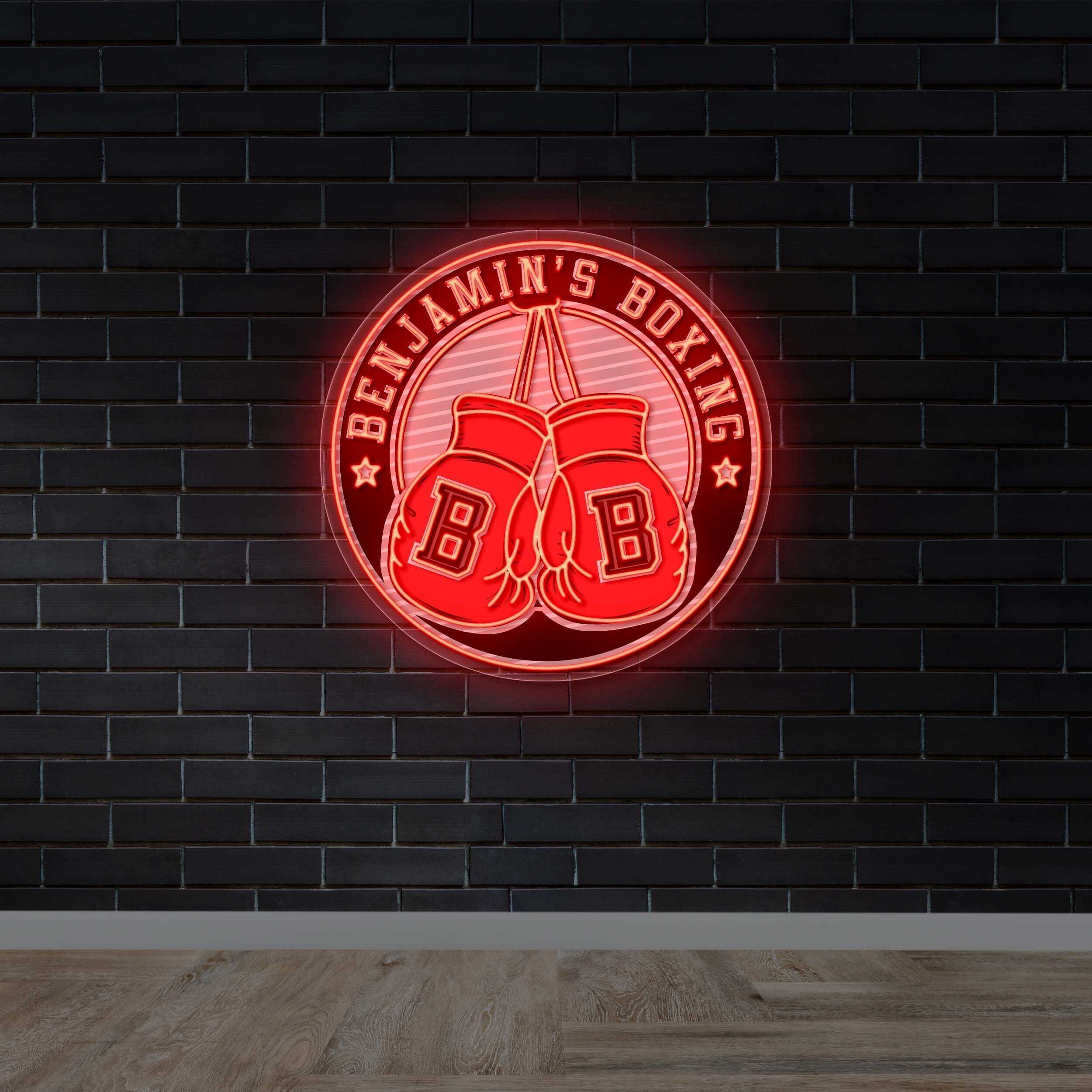 BENJAMIN'S BOXING - Premium Neon Artwork