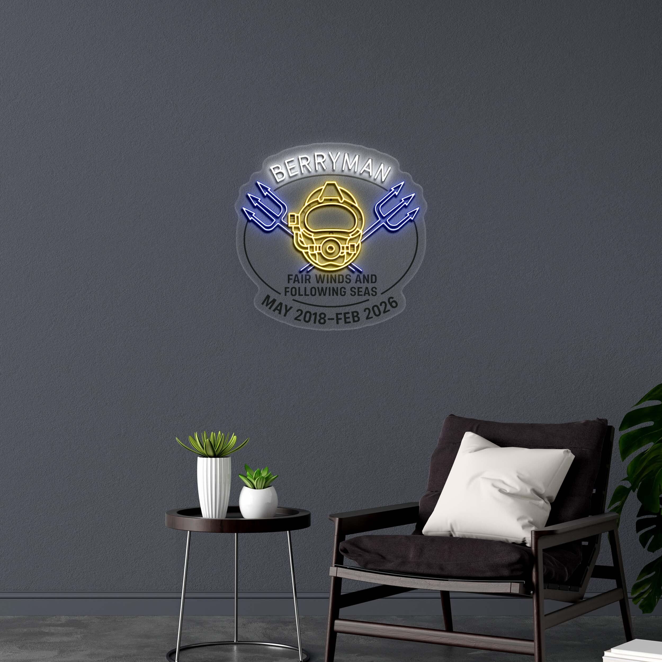 BERRYMAN - Premium Neon Artwork