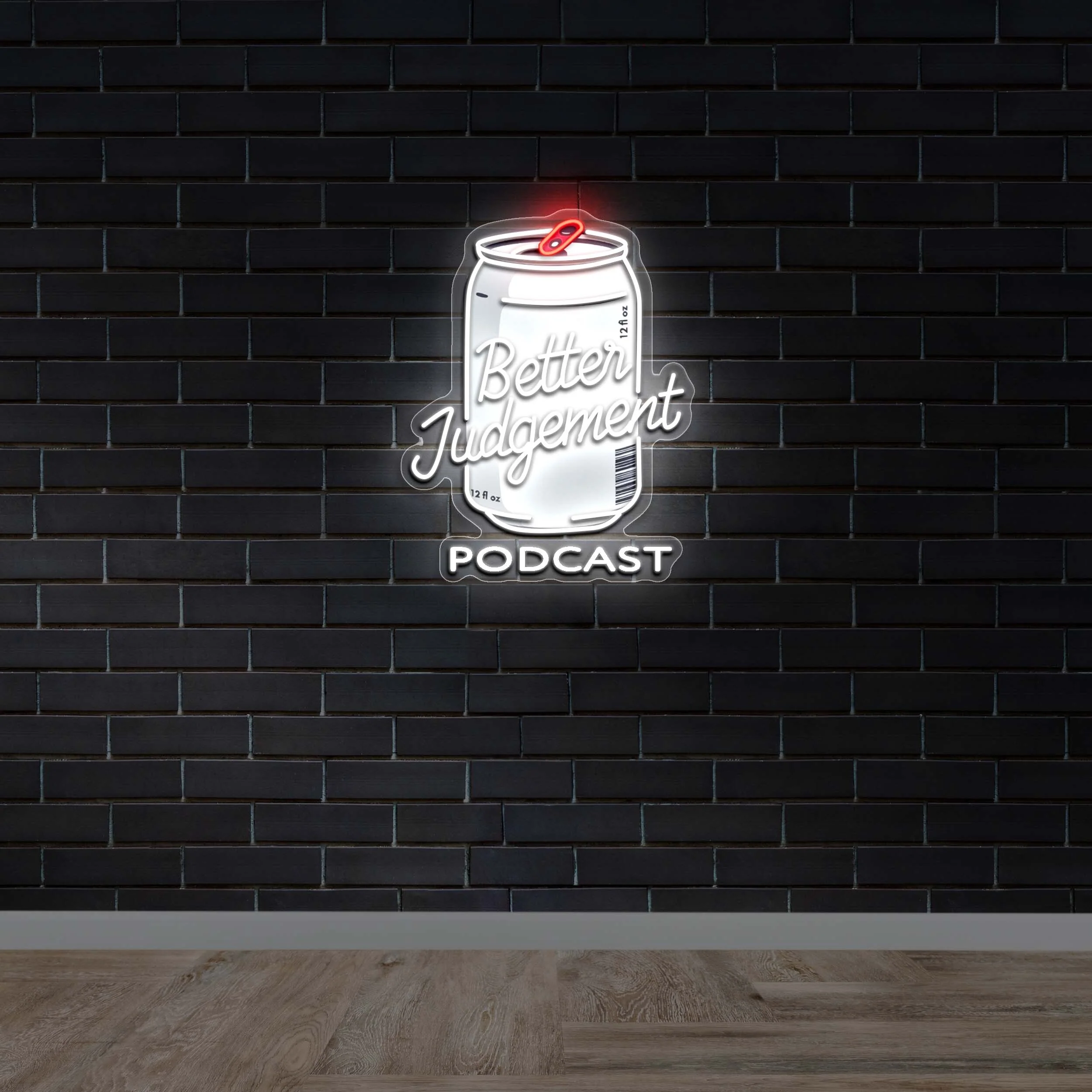 Better Judgement Podcast - Premium Neon Artwork