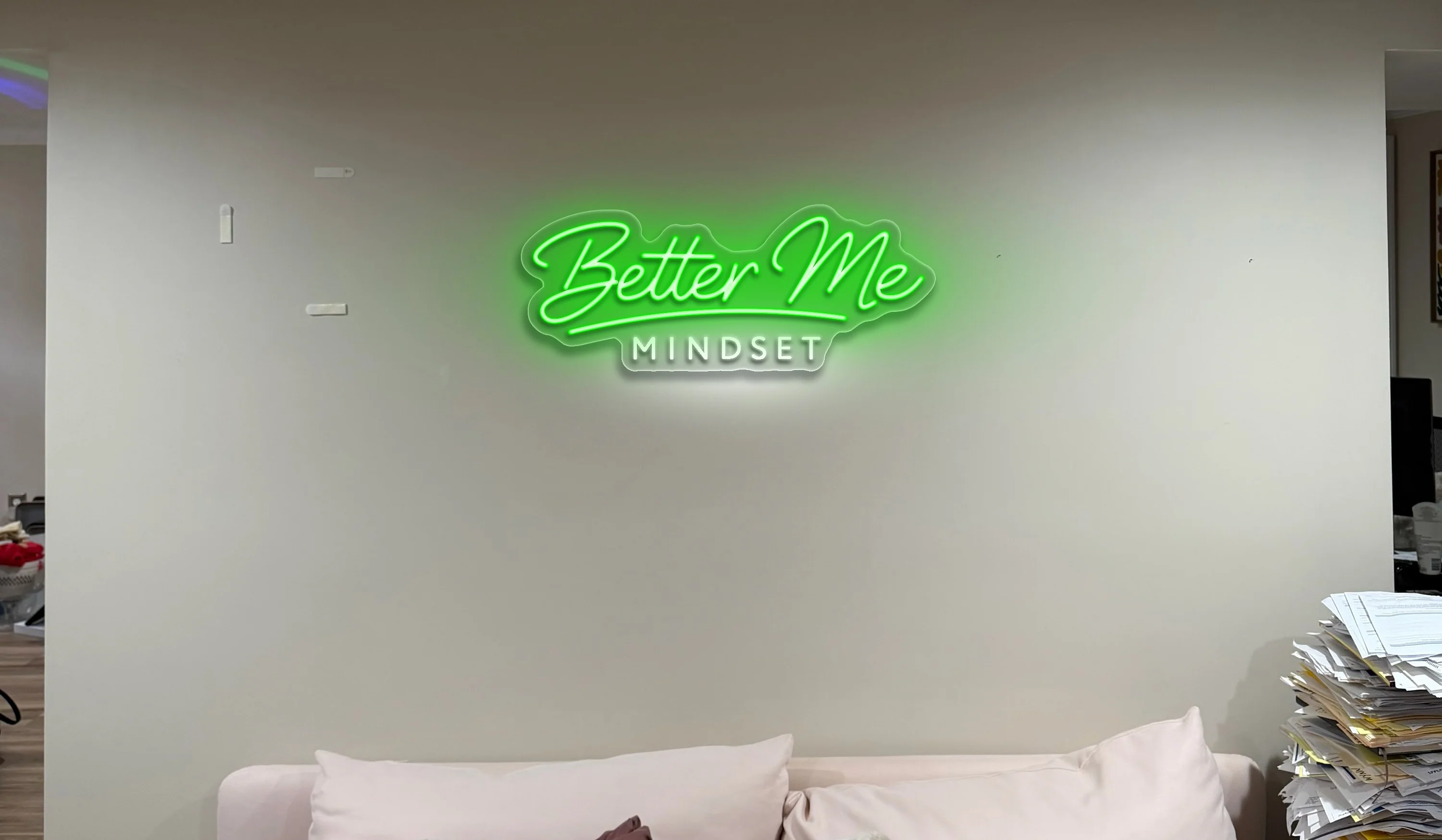 Better Me Mindset  - Premium Neon Artwork