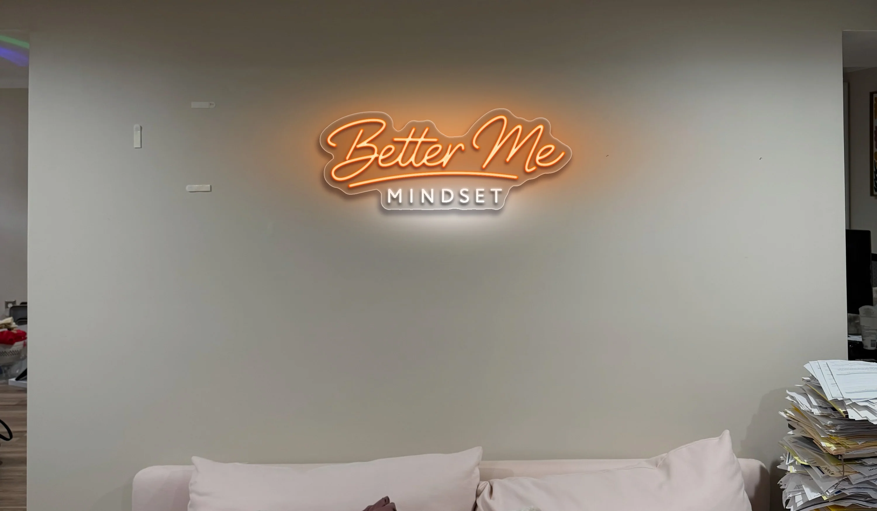Better Me Mindset  - Premium Neon Artwork - Image 10