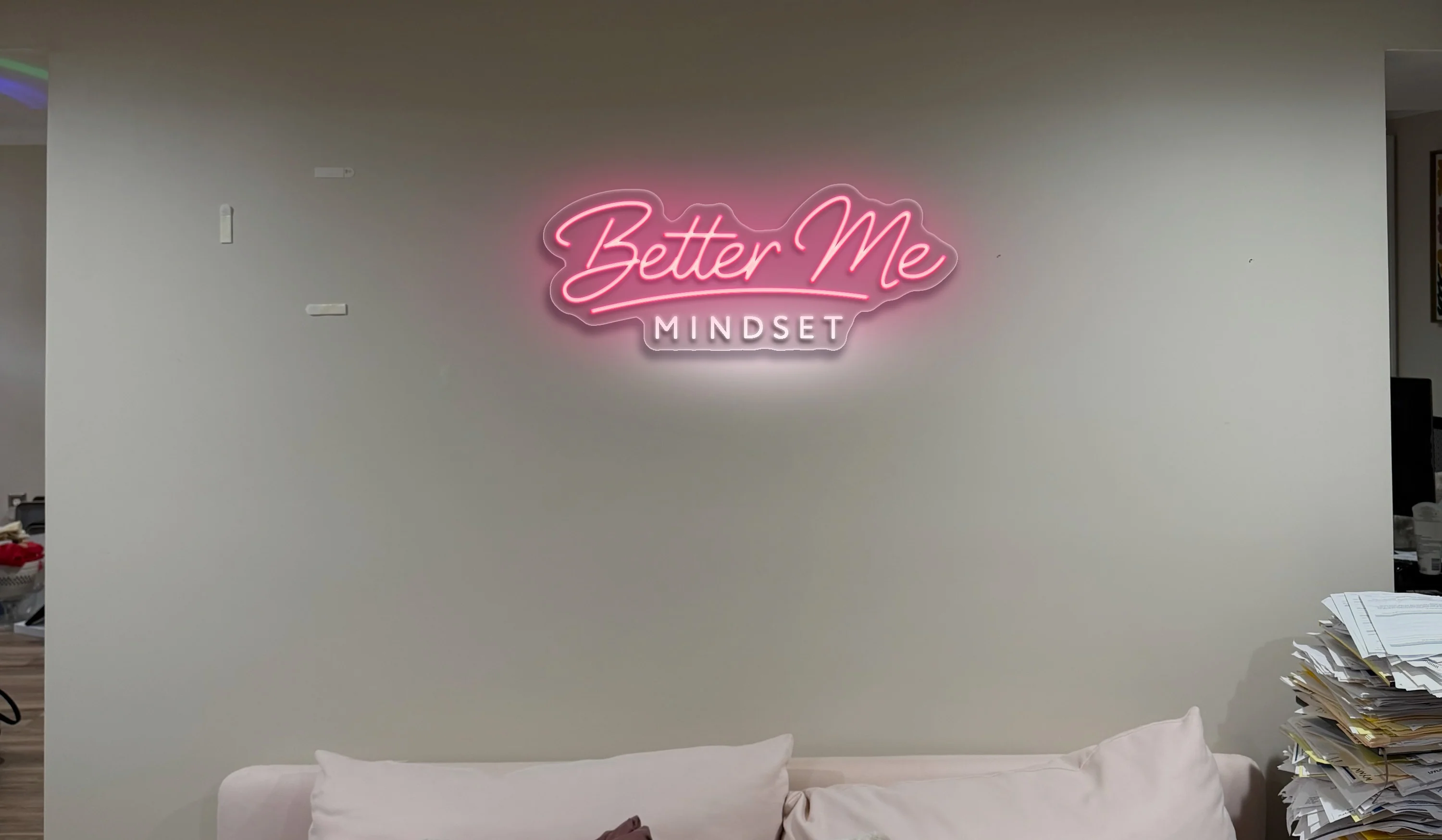 Better Me Mindset  - Premium Neon Artwork - Image 7