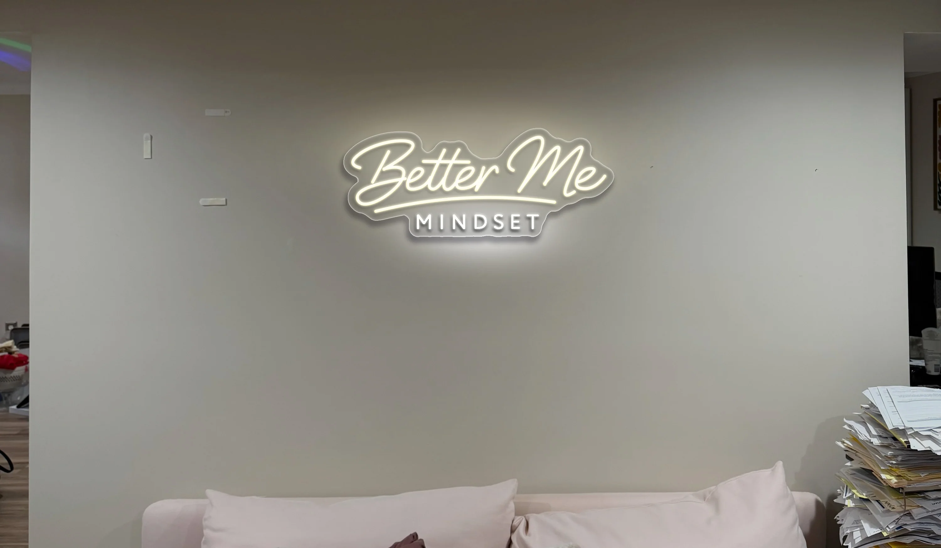 Better Me Mindset  - Premium Neon Artwork - Image 8