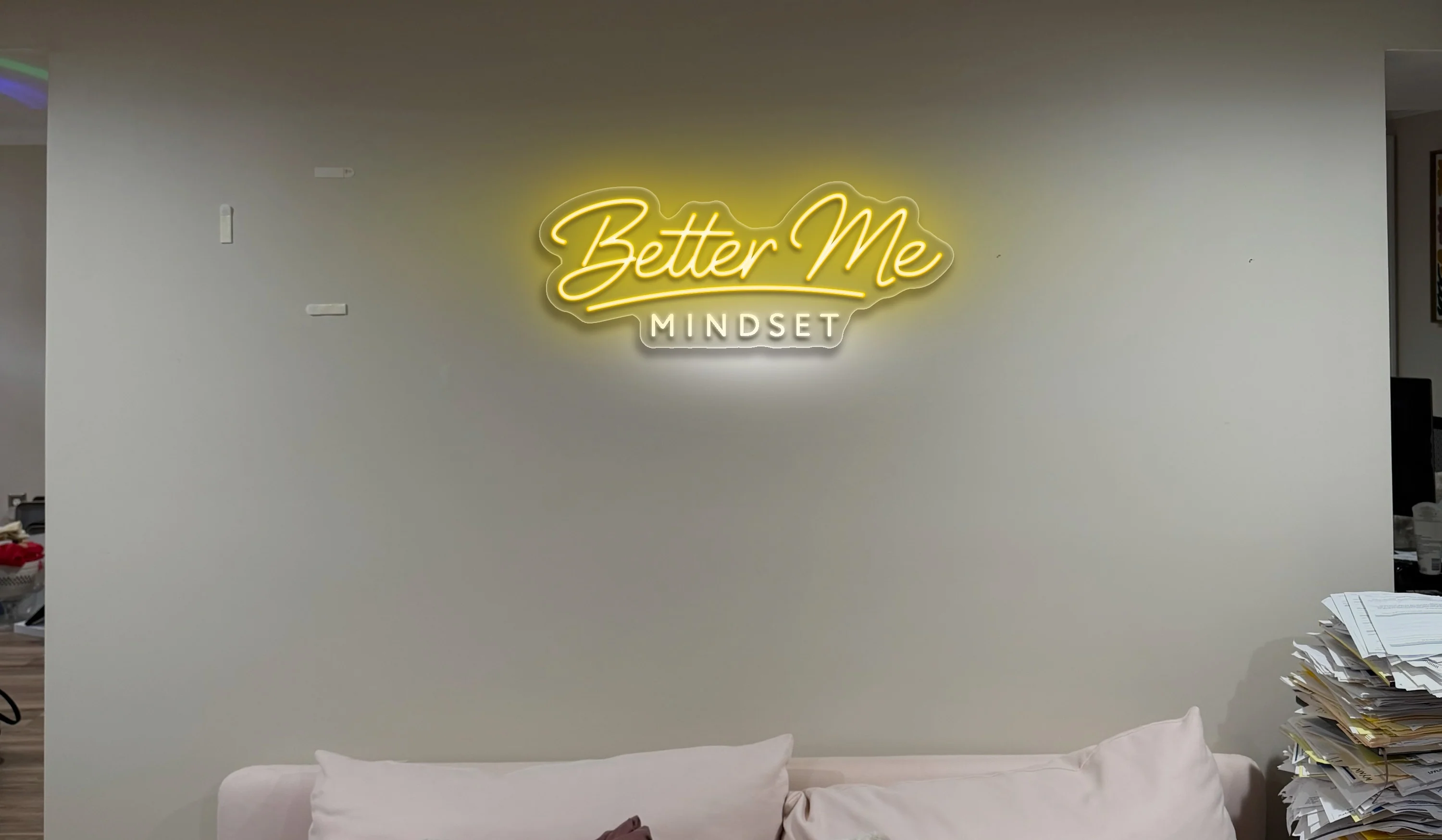 Better Me Mindset  - Premium Neon Artwork - Image 9