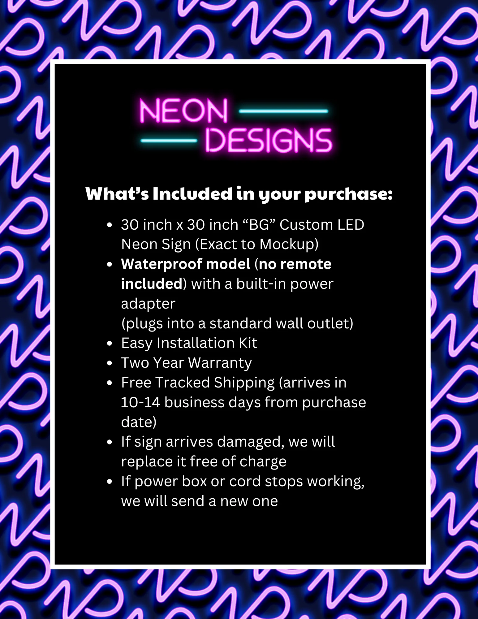 BG - Premium Neon Artwork - Image 2