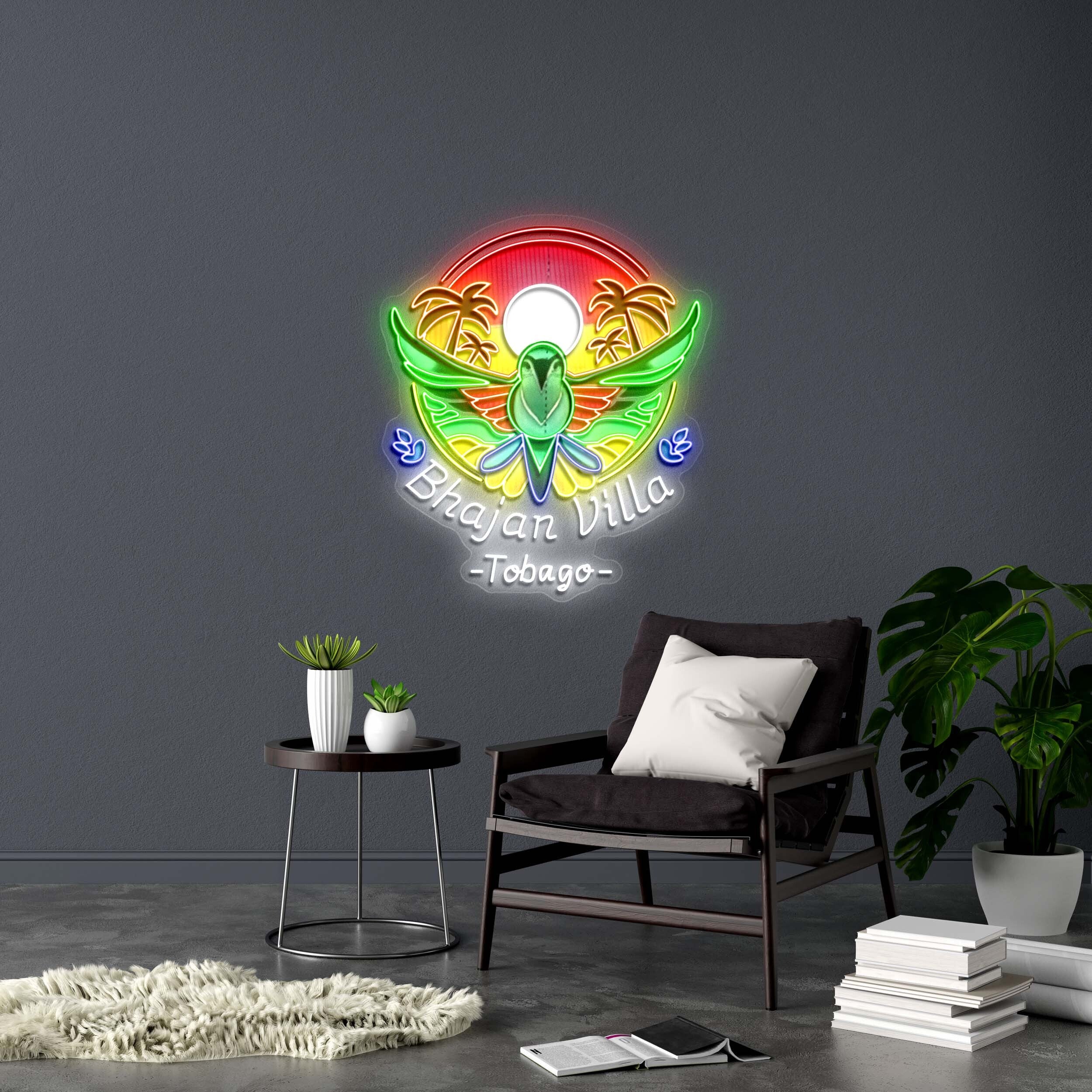 Bhajan Villa - Premium Neon Artwork - Image 2