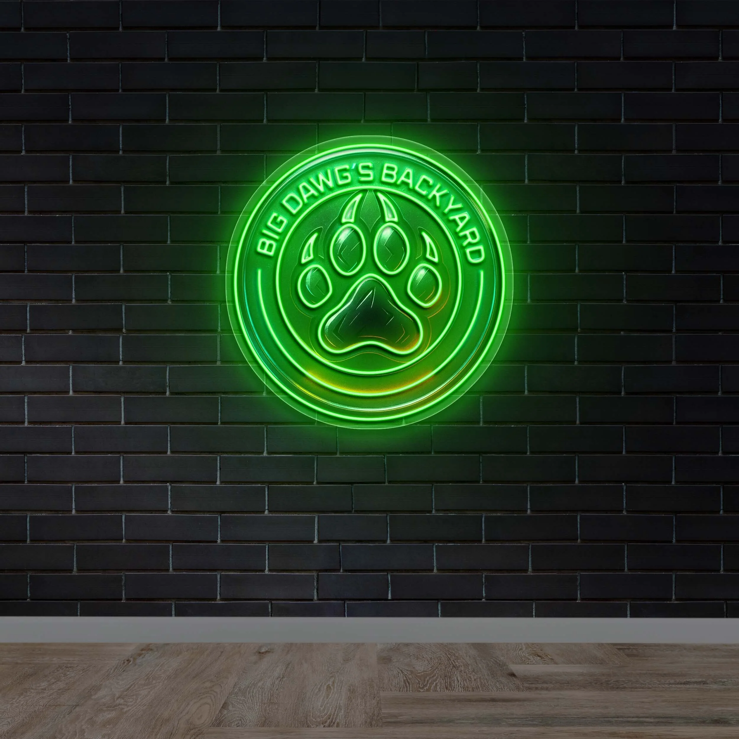 Big Dawg’s Backyard - Premium Neon Artwork