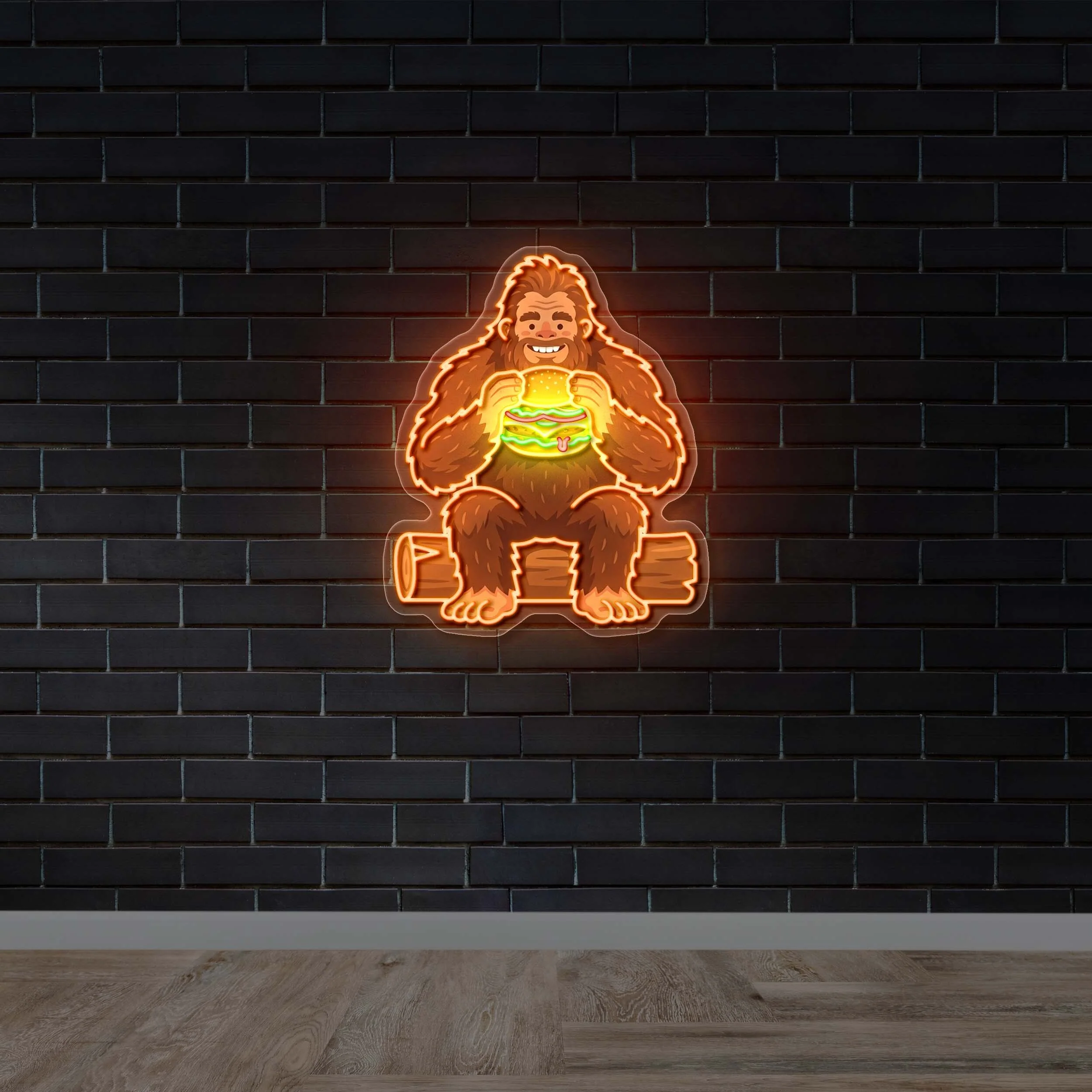 Bigfoot - Premium Neon Artwork