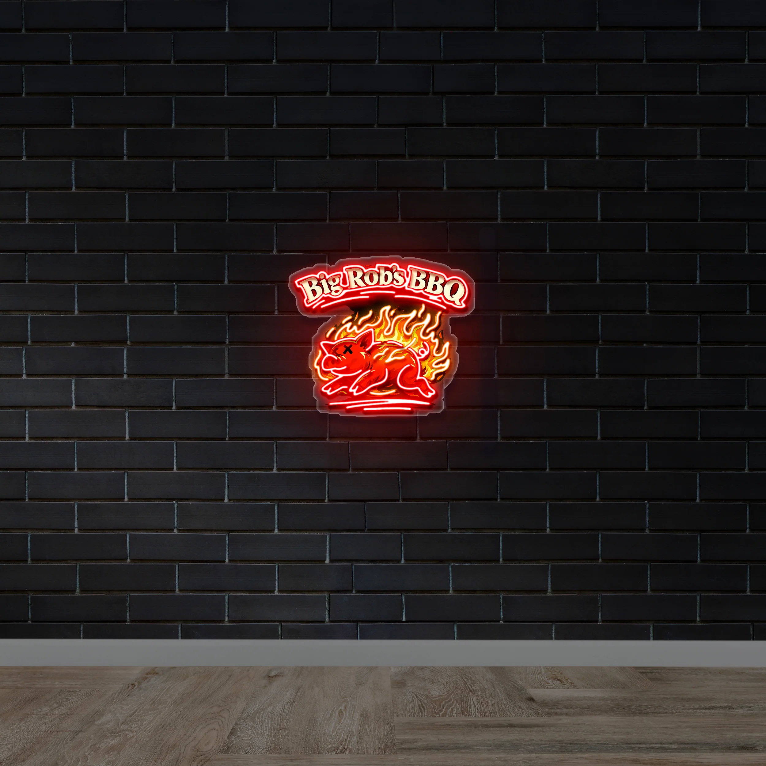 Big Rob's BBQ - Premium Neon Artwork
