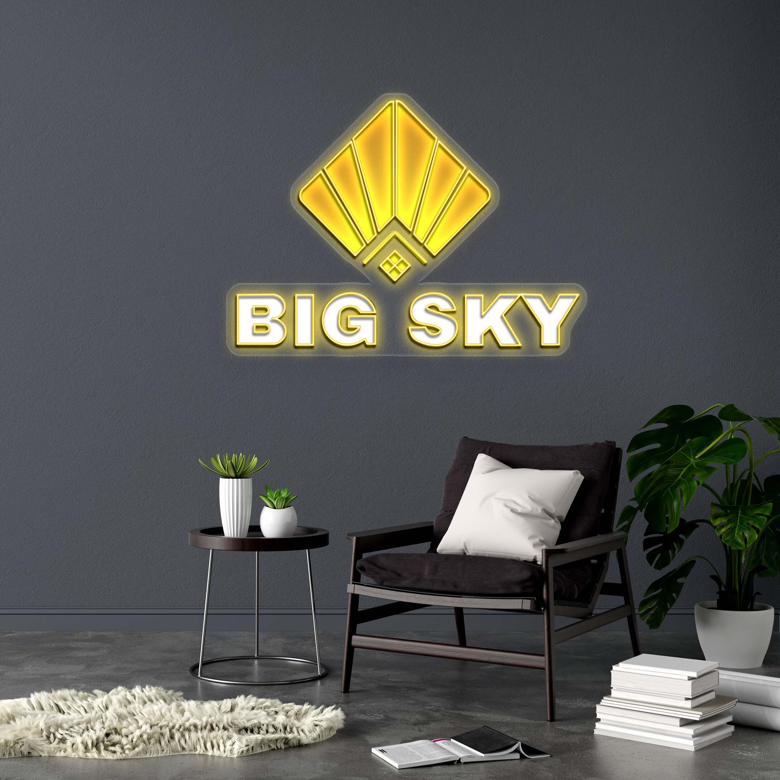 BIG SKY - Premium Neon Artwork