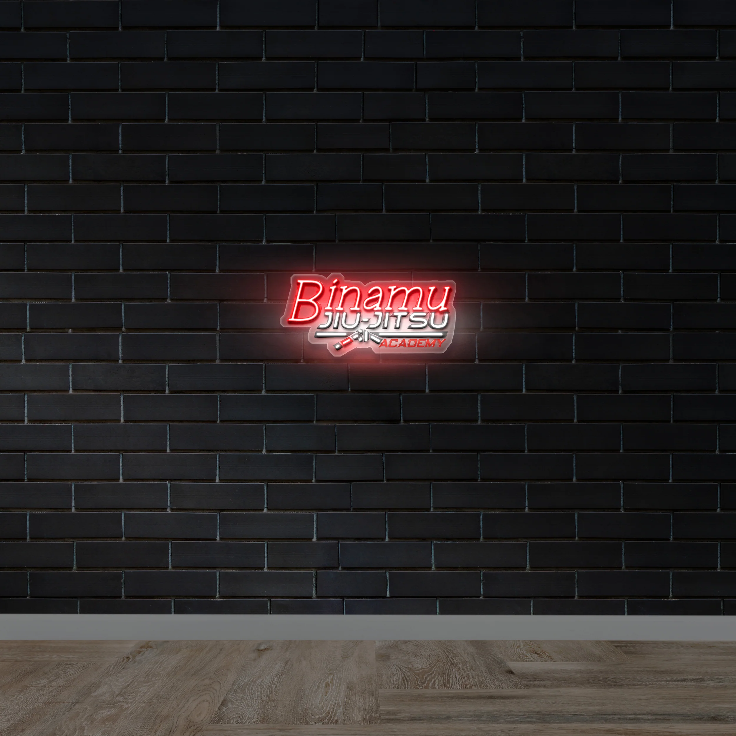 BINAMU Jiu-Jitsu - Premium Neon Artwork