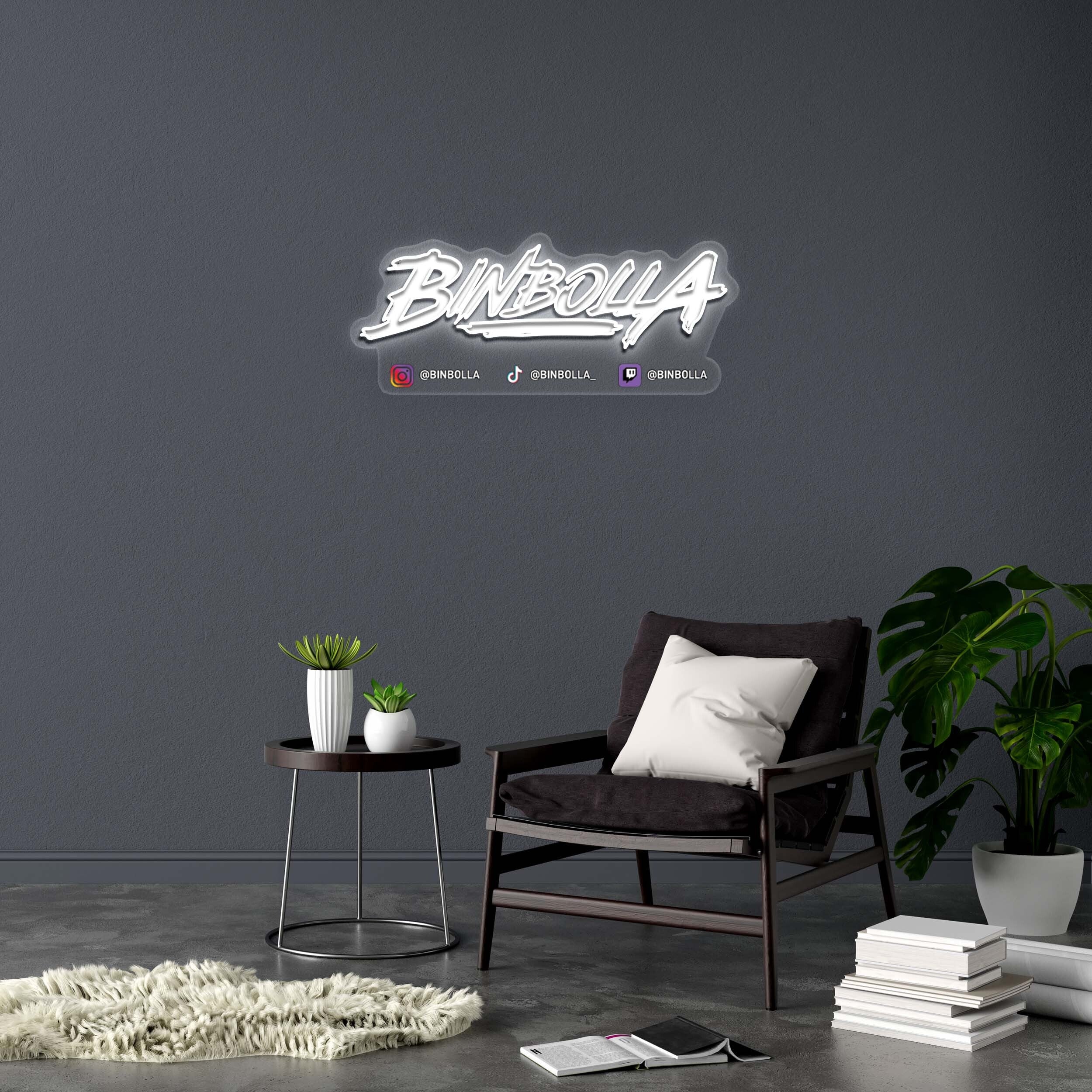 BINBOLLA - Premium Neon Artwork