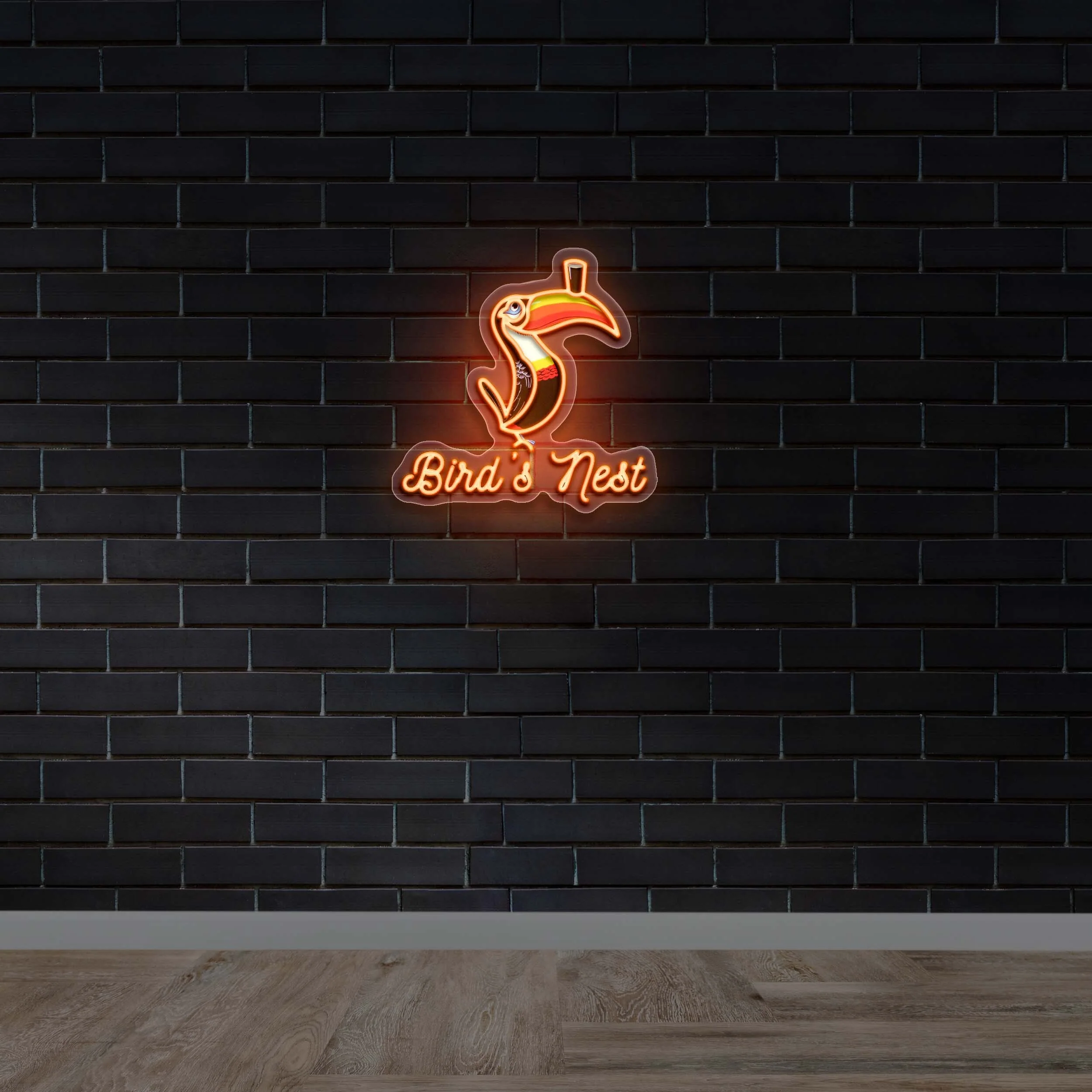 Bird's Nest - Premium Neon Artwork