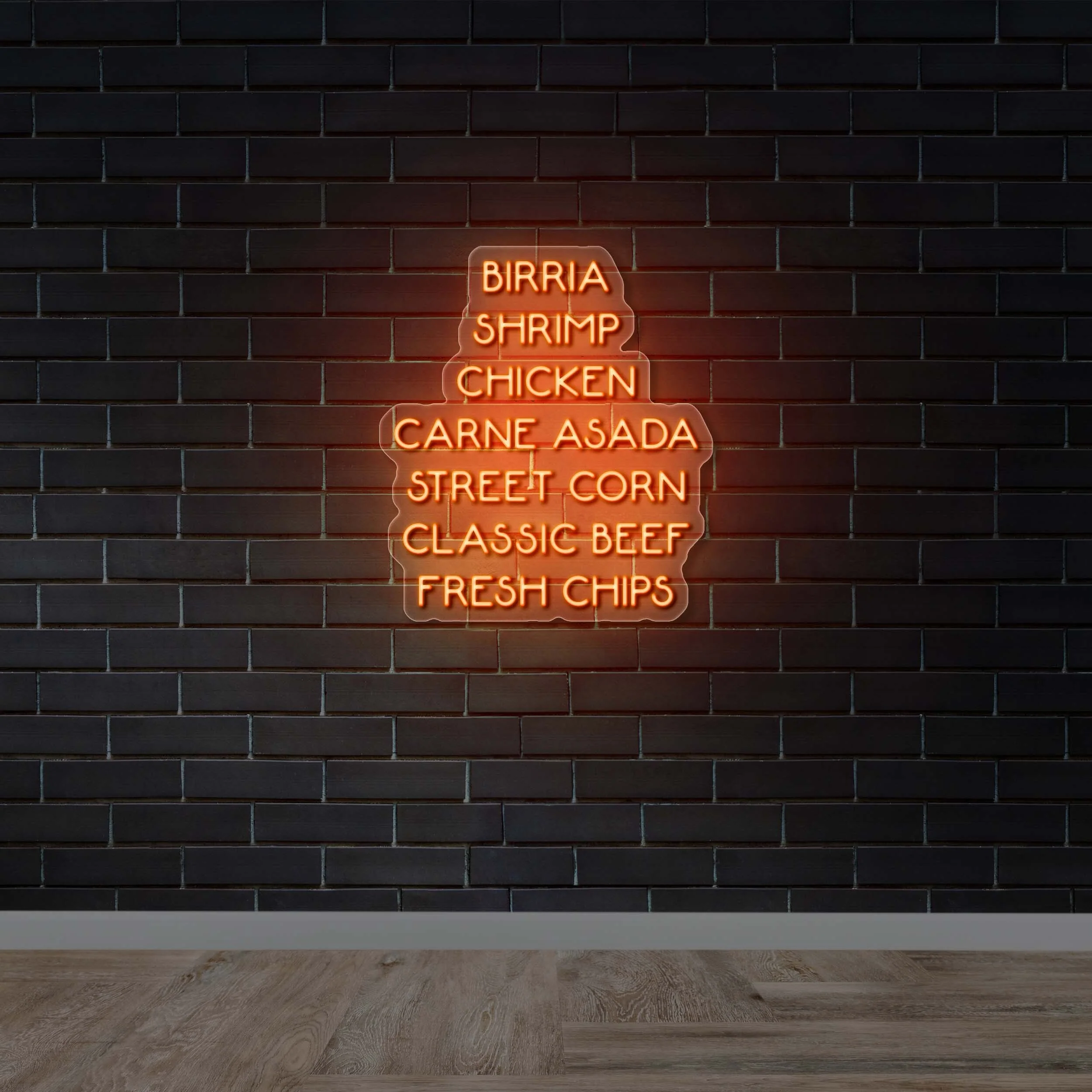 Birria, Shrimp, Chicken, etc. - Premium Neon Artwork