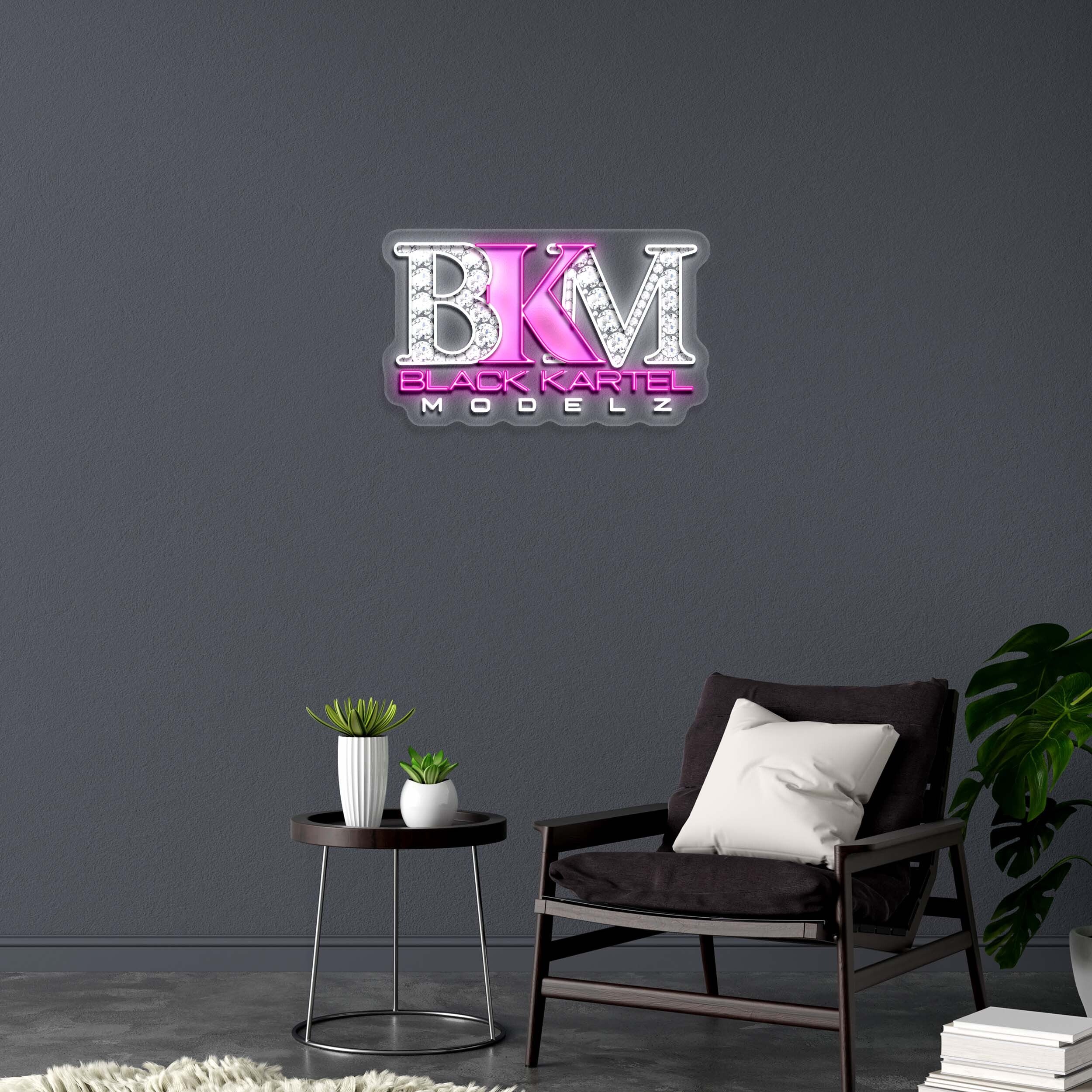 Black Kartel Modelz - Premium Neon Artwork