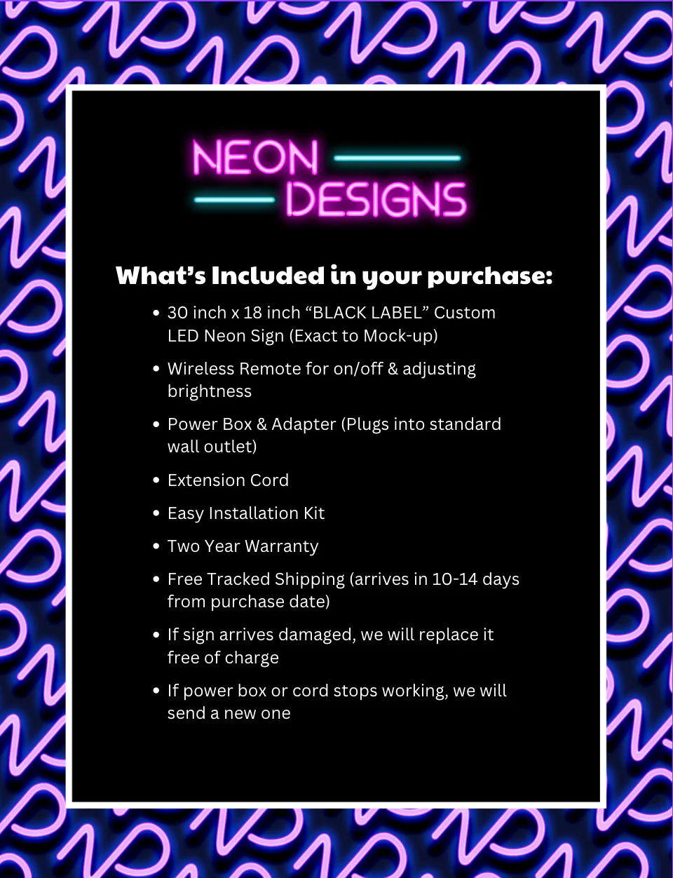 BLACK LABEL - Premium Neon Artwork - Image 2