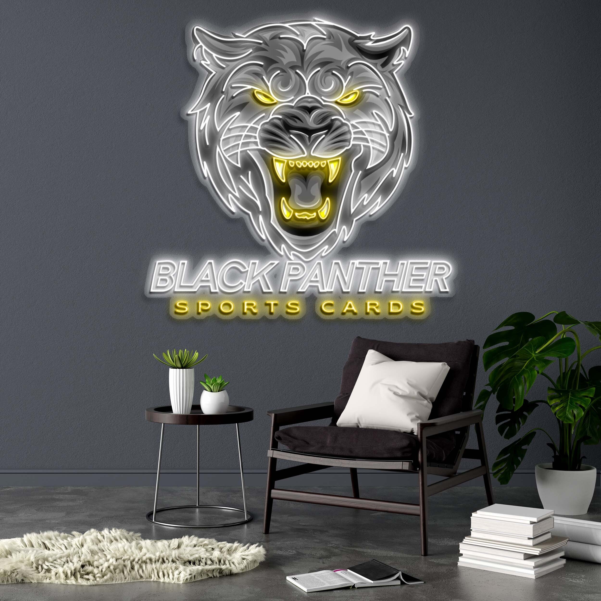 BLACK PANTHER - Premium Neon Artwork