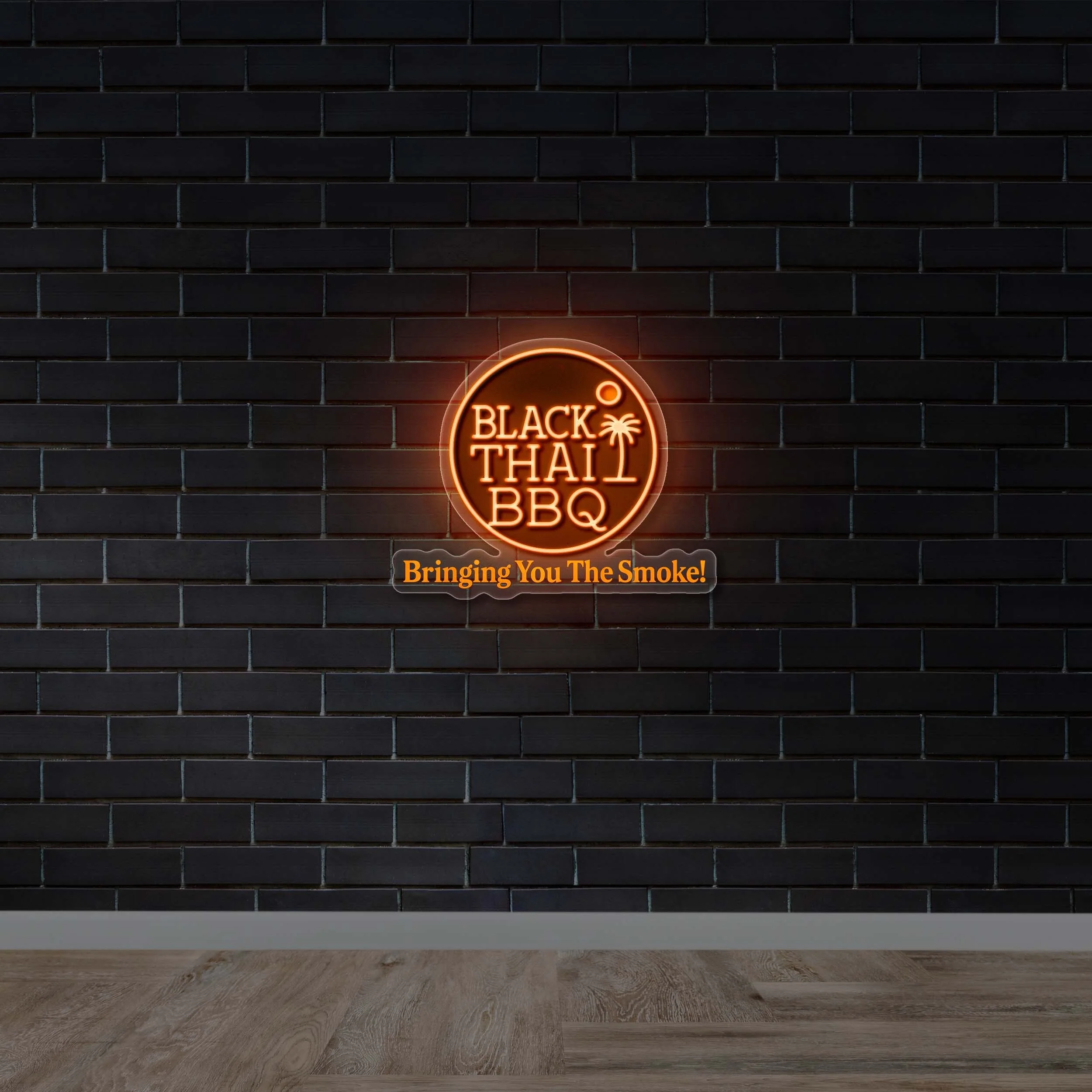 Black Thai BBQ – Premium Neon Artwork