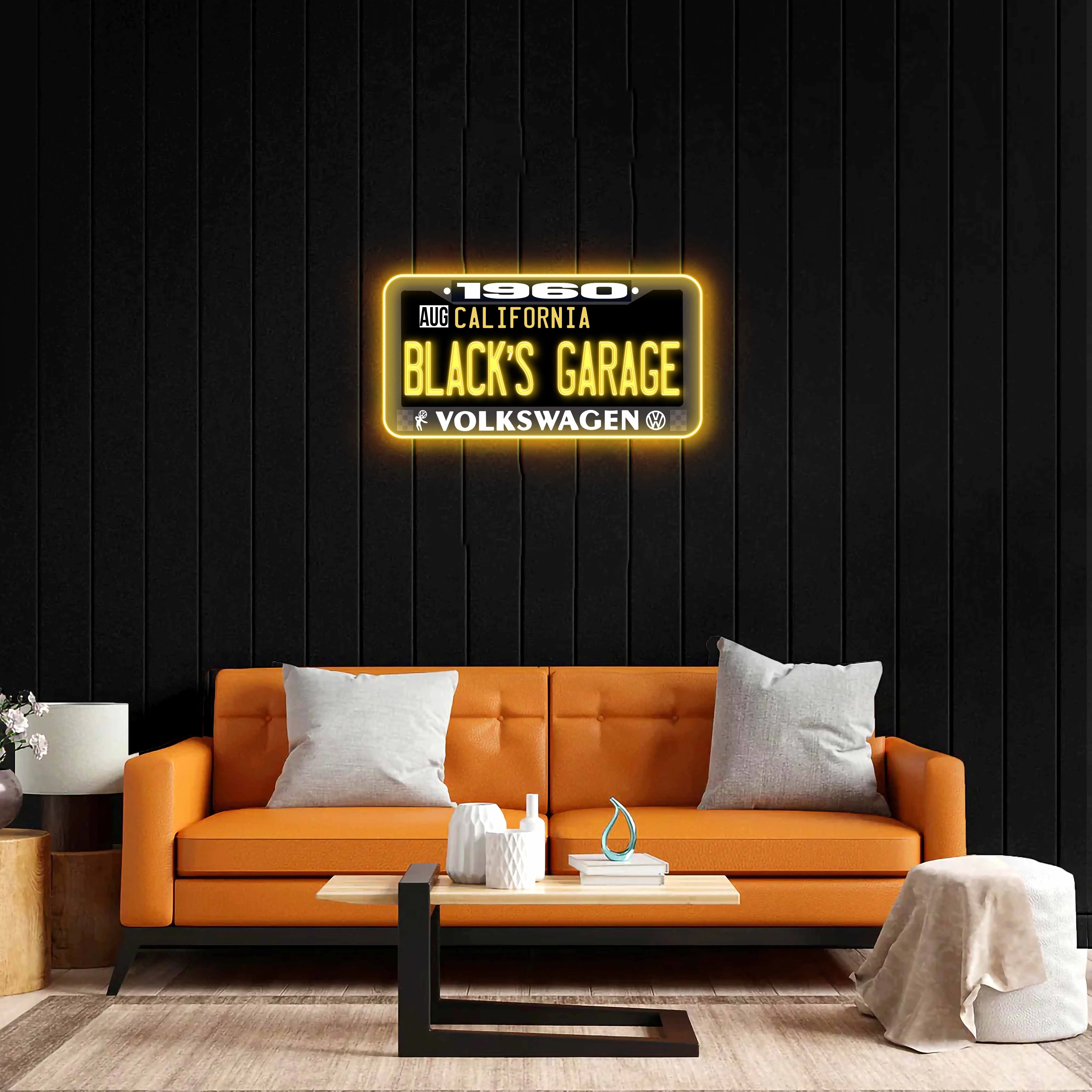 Black's Garage - Premium Neon Artwork