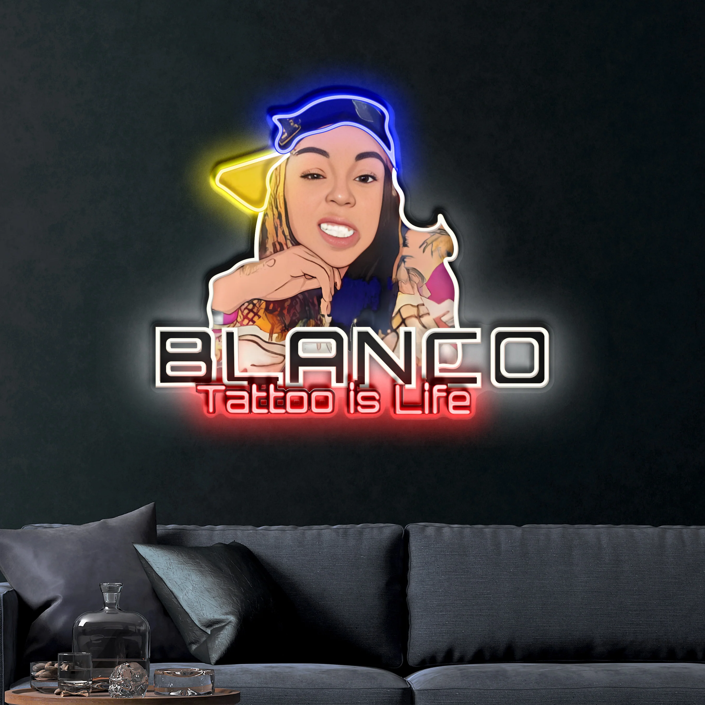 BLANCO – Premium Neon Artwork