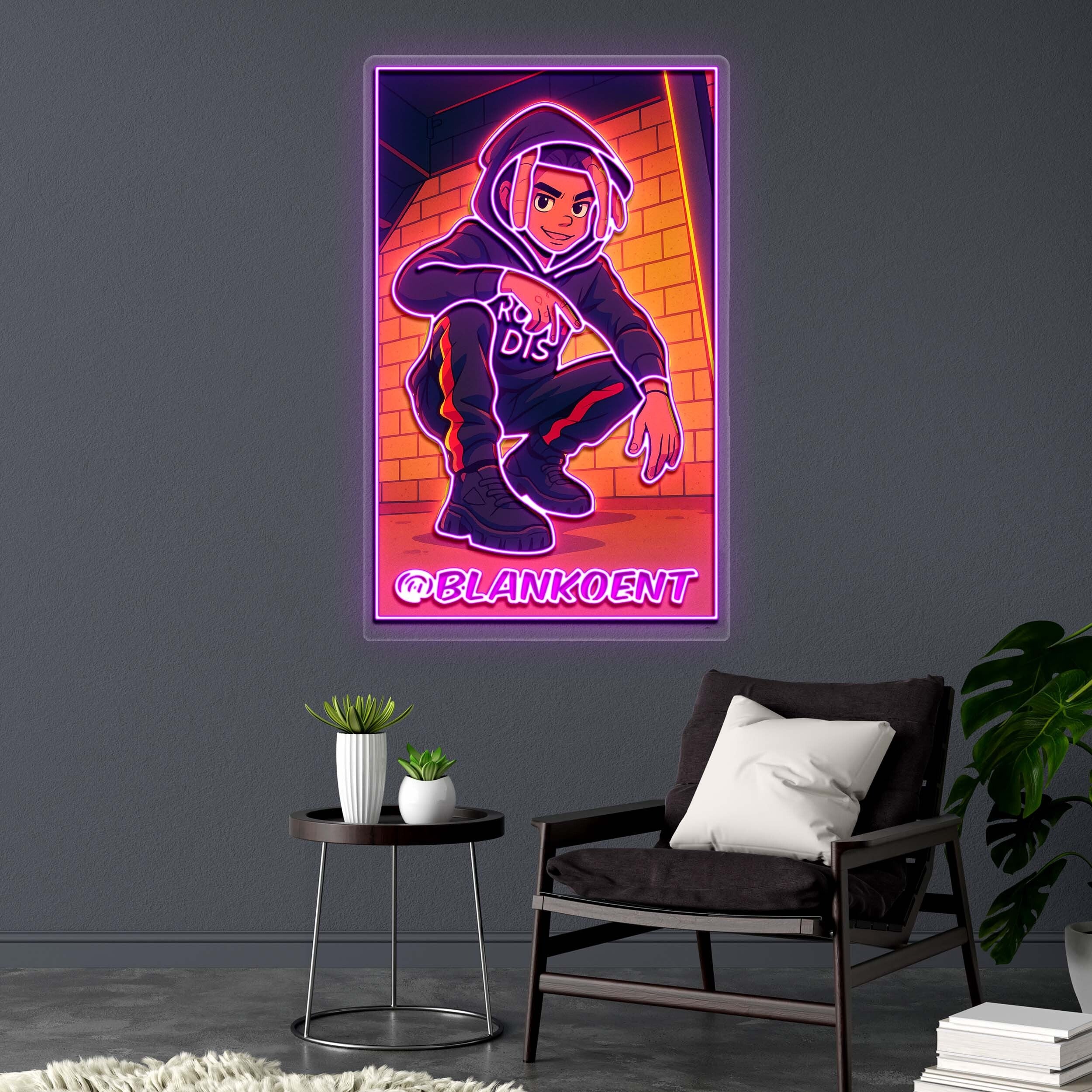 @BLANKOENT - Premium Neon Artwork