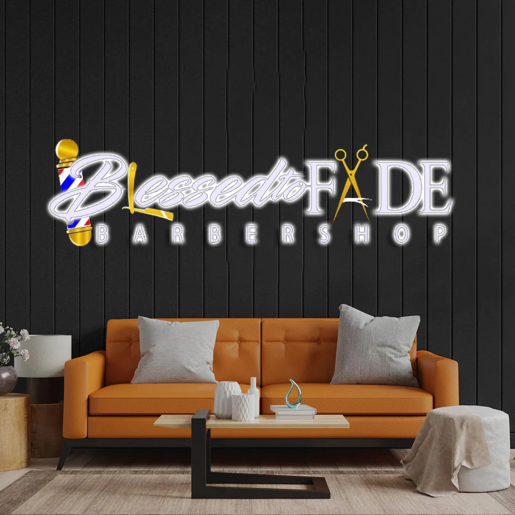 Blessed Fade - Premium Neon Artwork