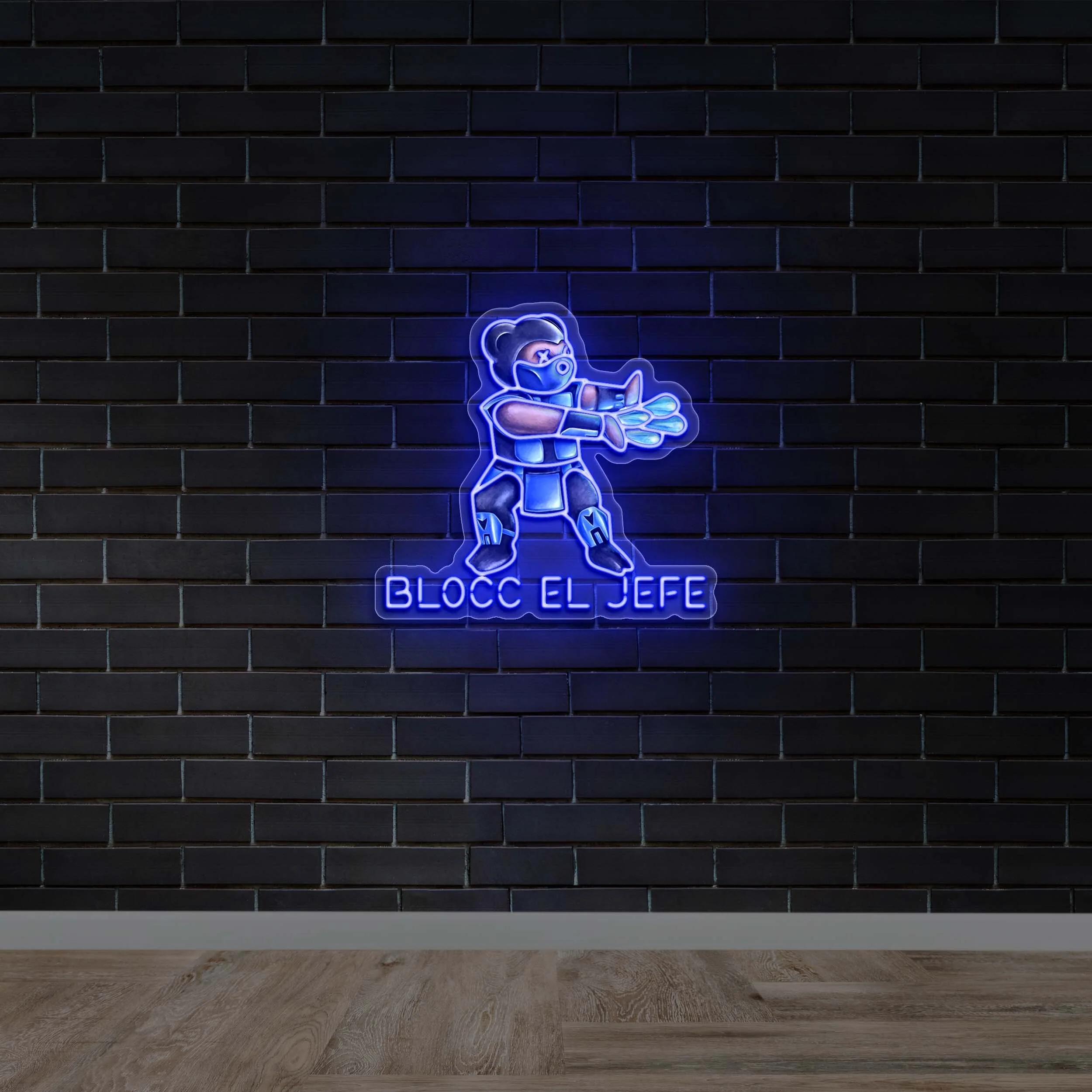 BLOCC EL JEFE - Premium Neon Artwork