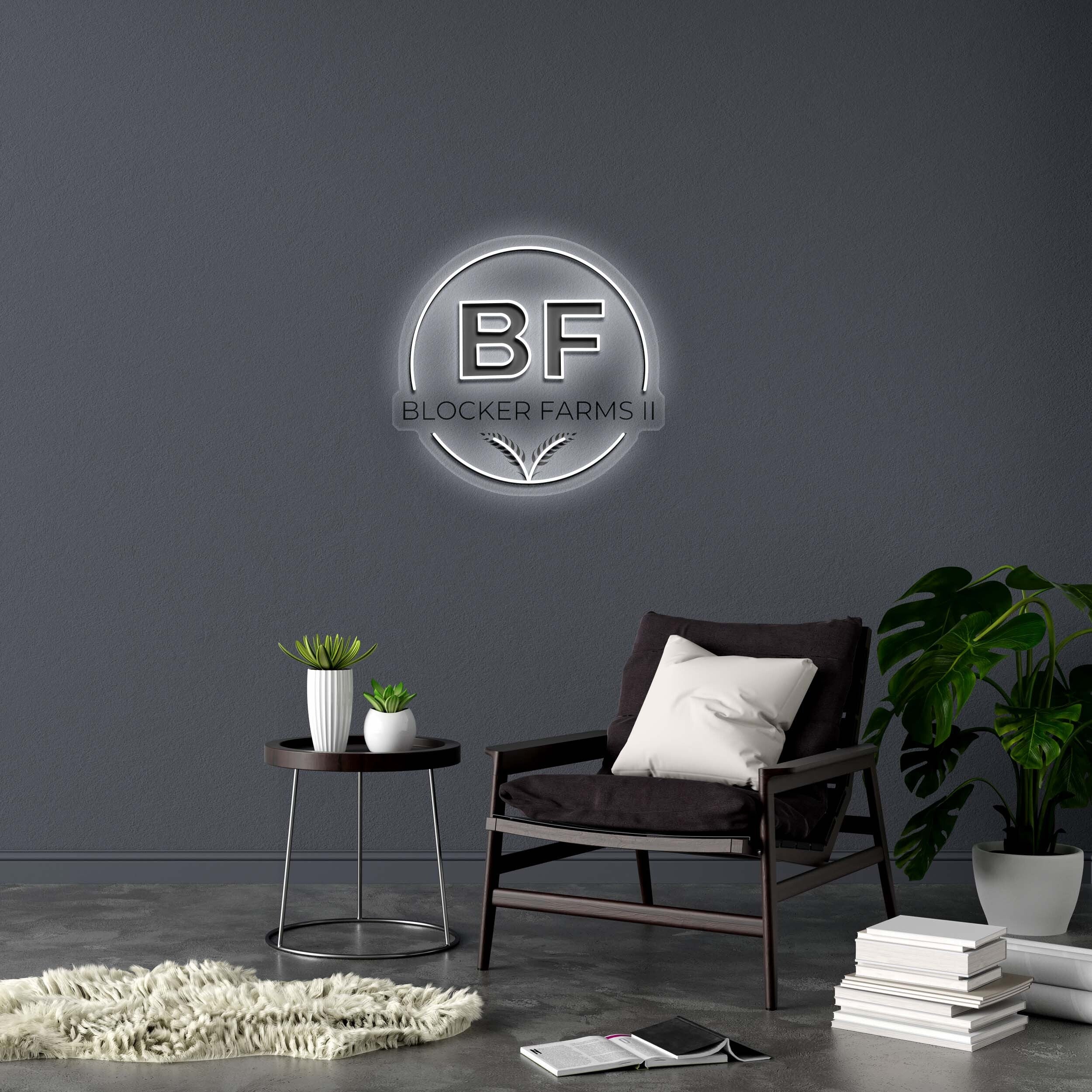 BLOCKER FARMS ll - Premium Neon Artwork