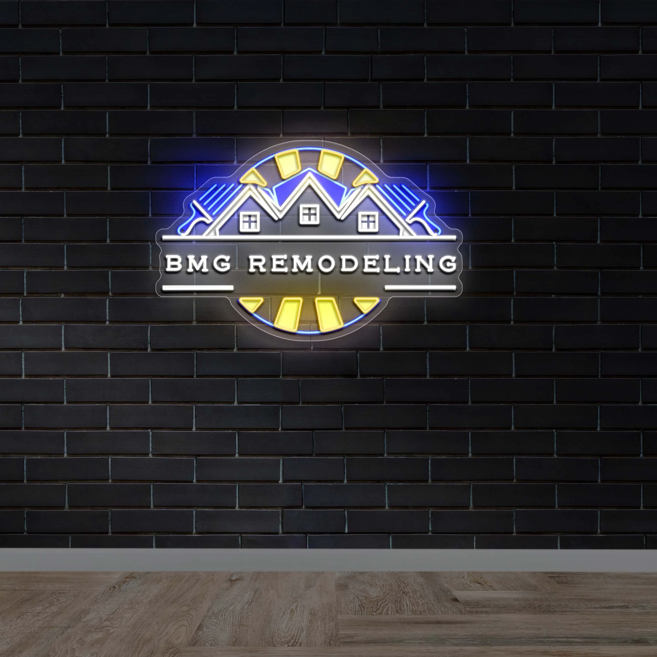 BMG REMODELING - Premium Neon Artwork