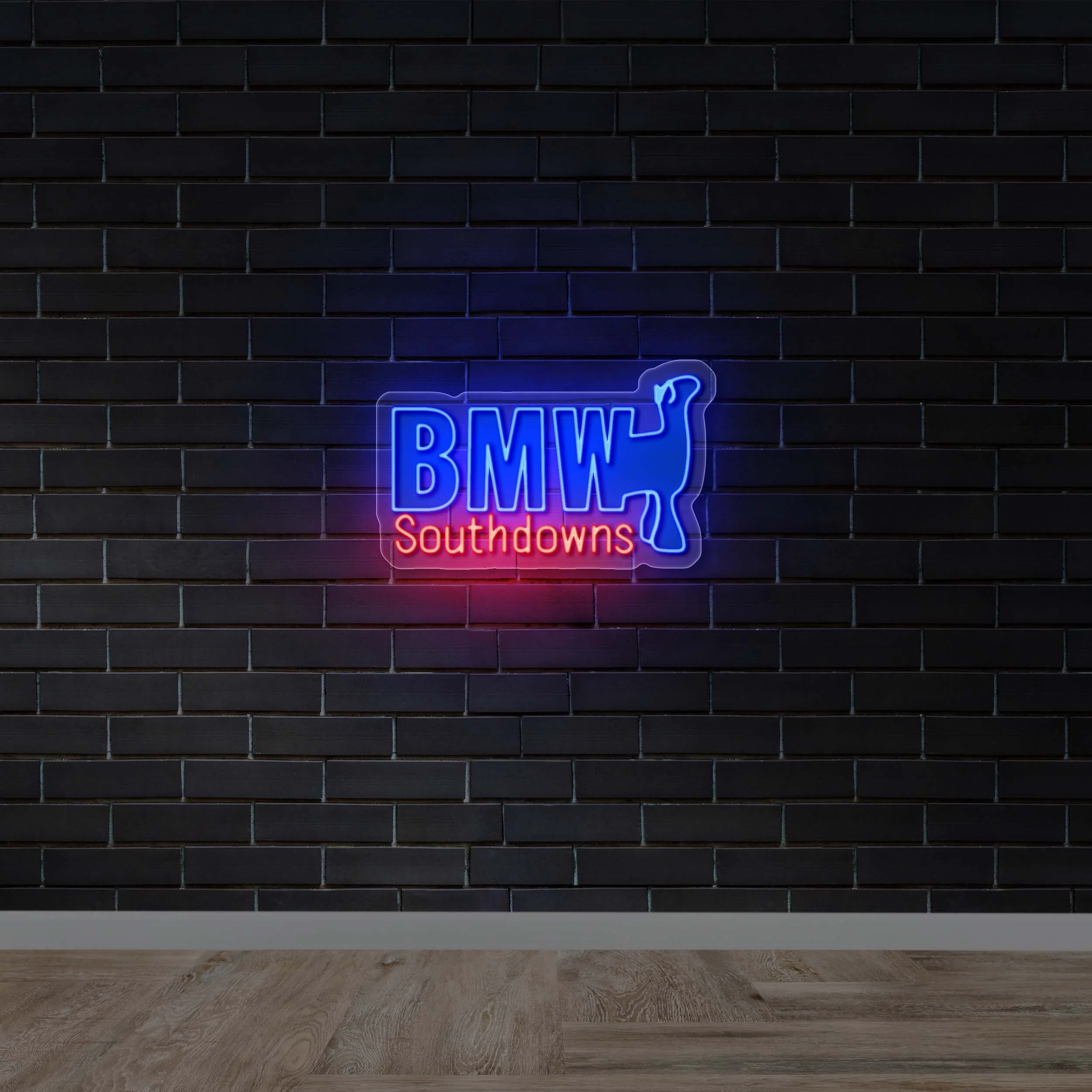 BMW Southdowns - Premium Neon Artwork