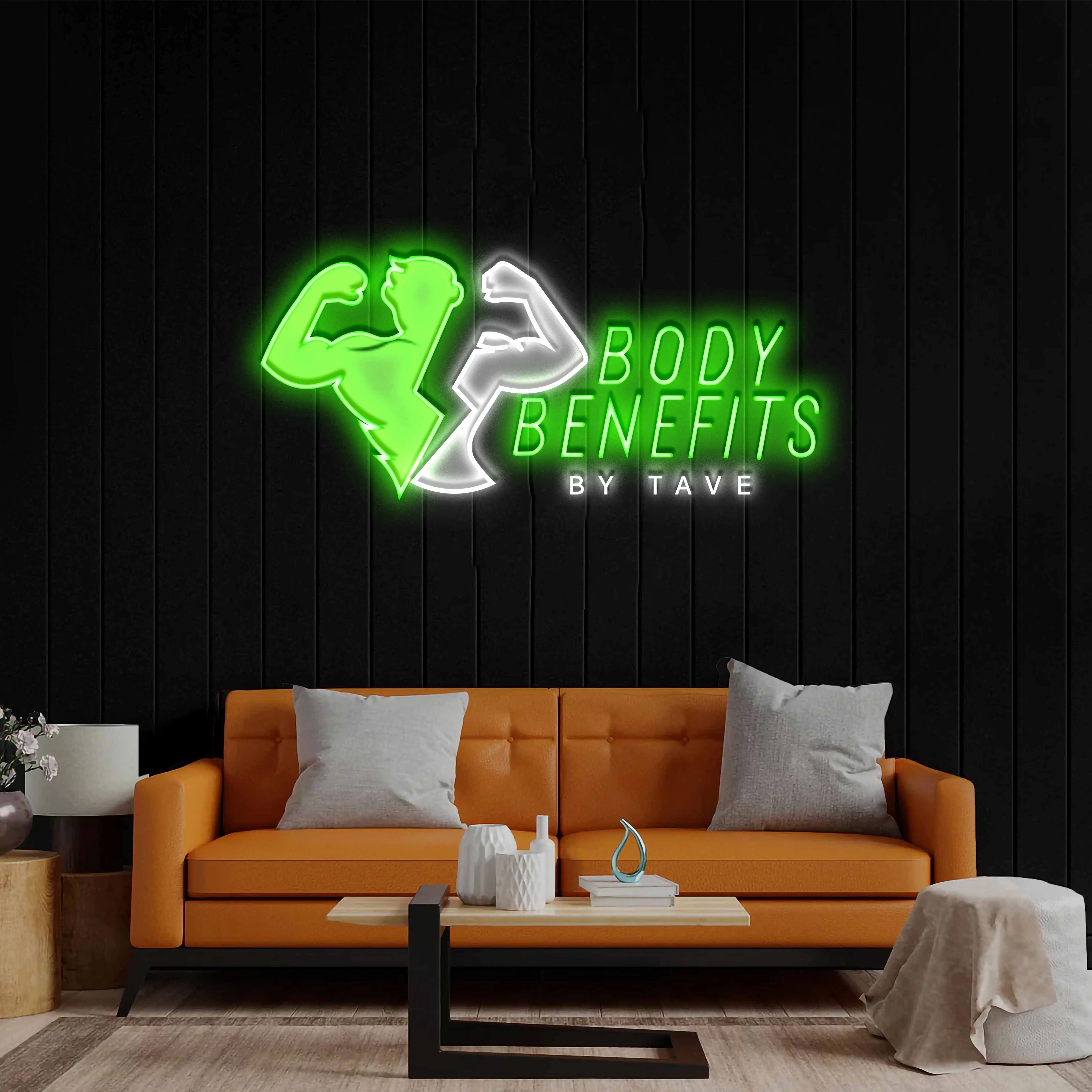 Body Benefits - Premium Neon Artwork