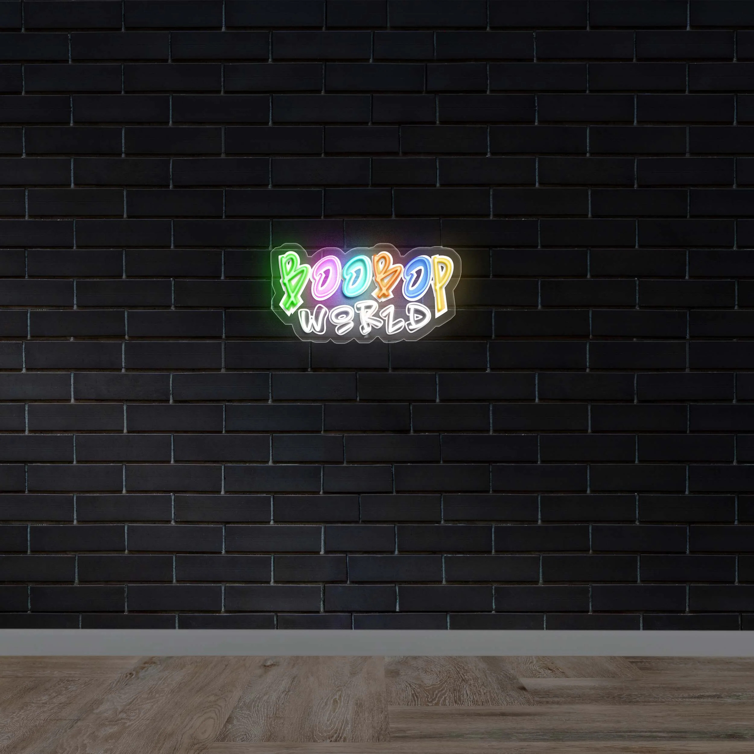 Boobop World - Premium Neon Artwork