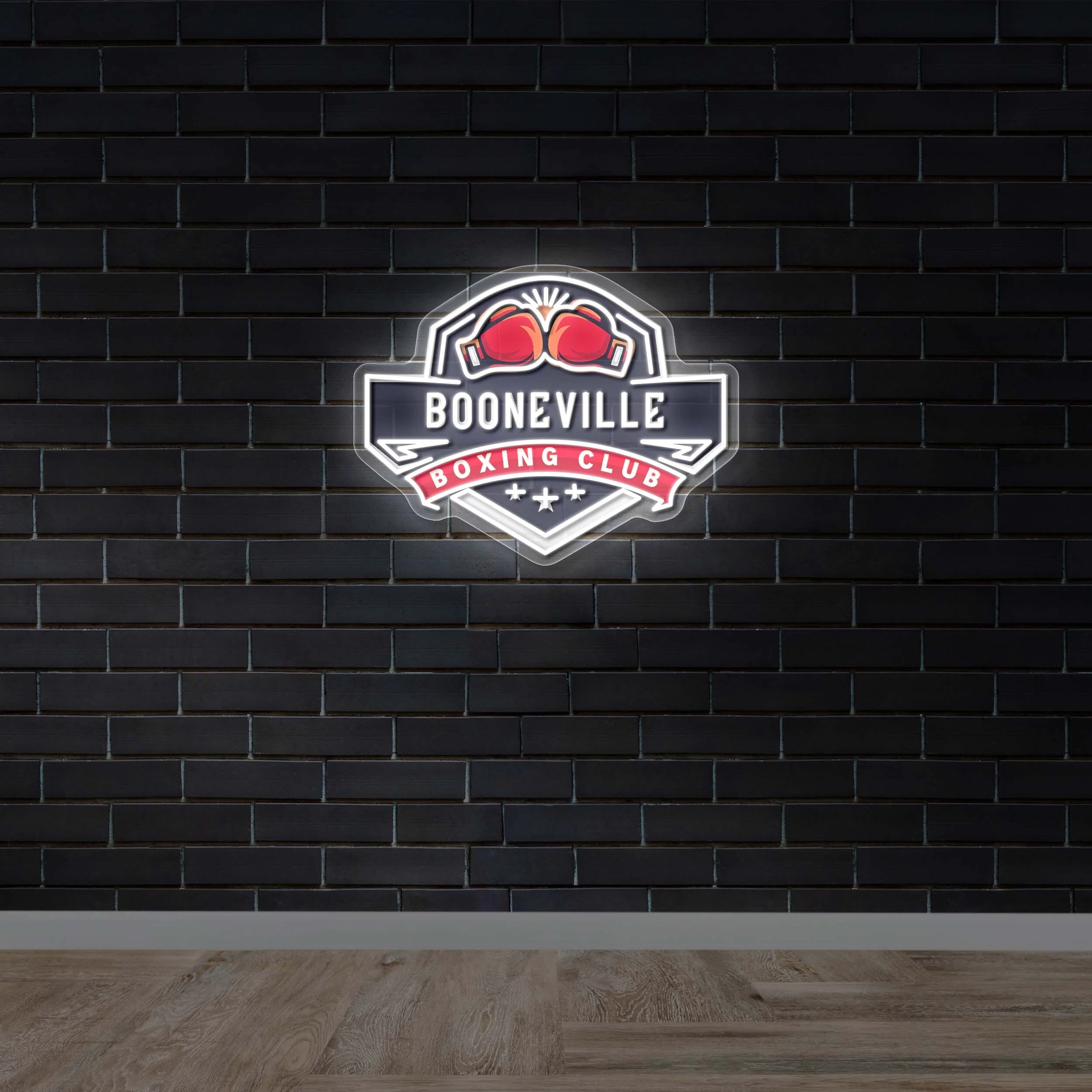 Booneville Boxing Club - Premium Neon Artwork