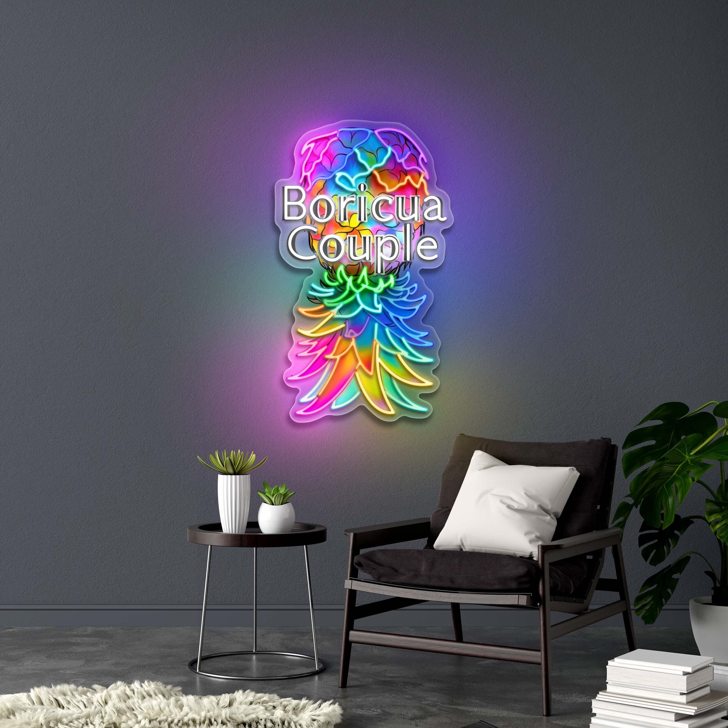 BORICUA COUPLE - Premium Neon Artwork