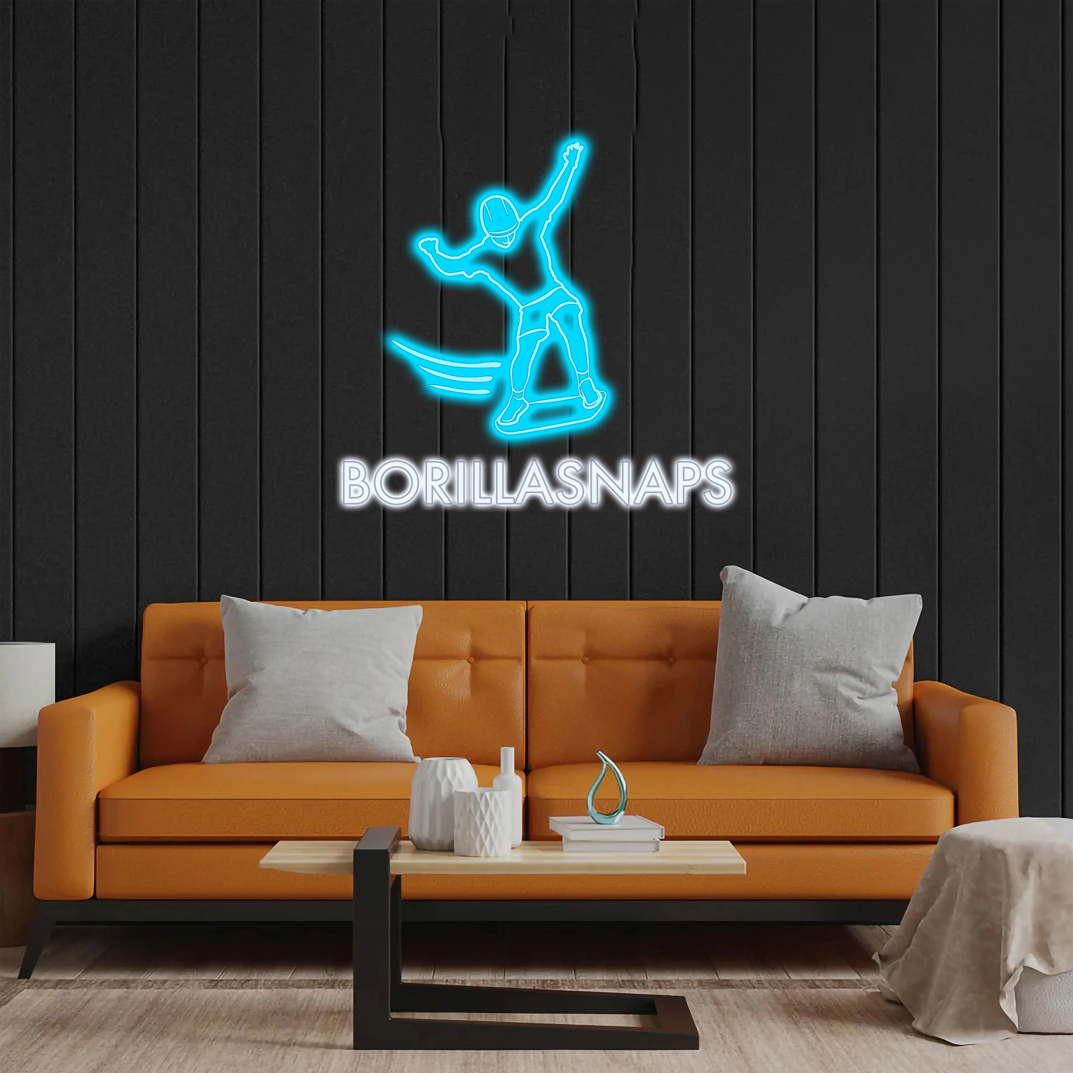 BORILLASNAPS - Premium Neon Artwork