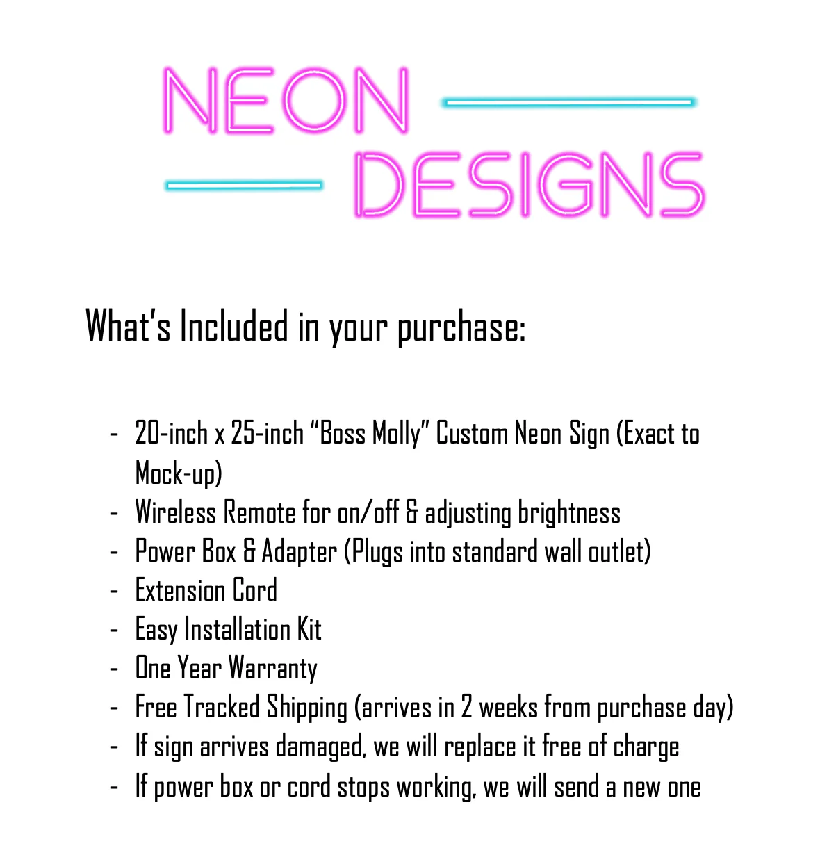 Boss Molly - Premium Neon Artwork - Image 2